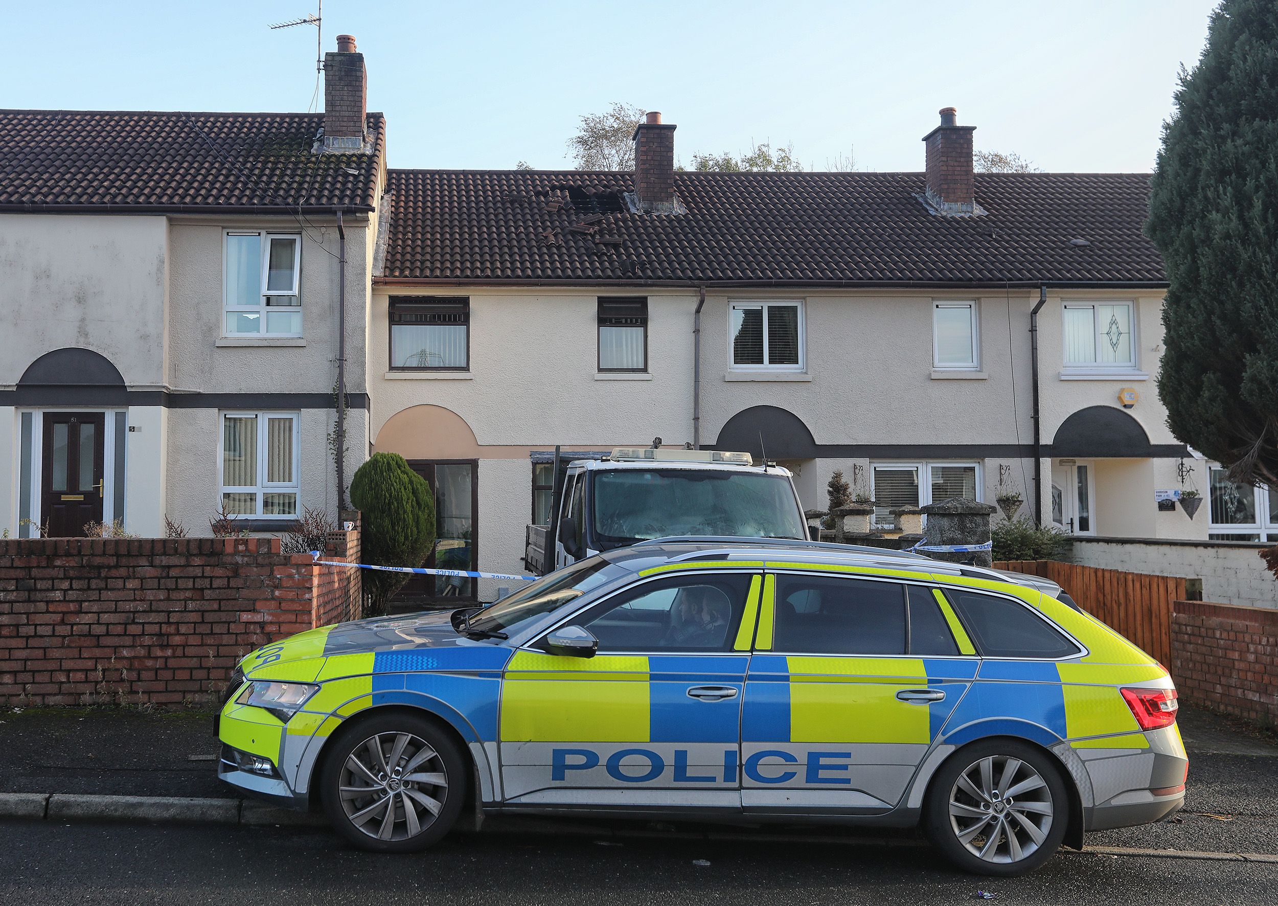 ARSON: Police are treating a fire at a house in Poleglass on Halloween night as arson