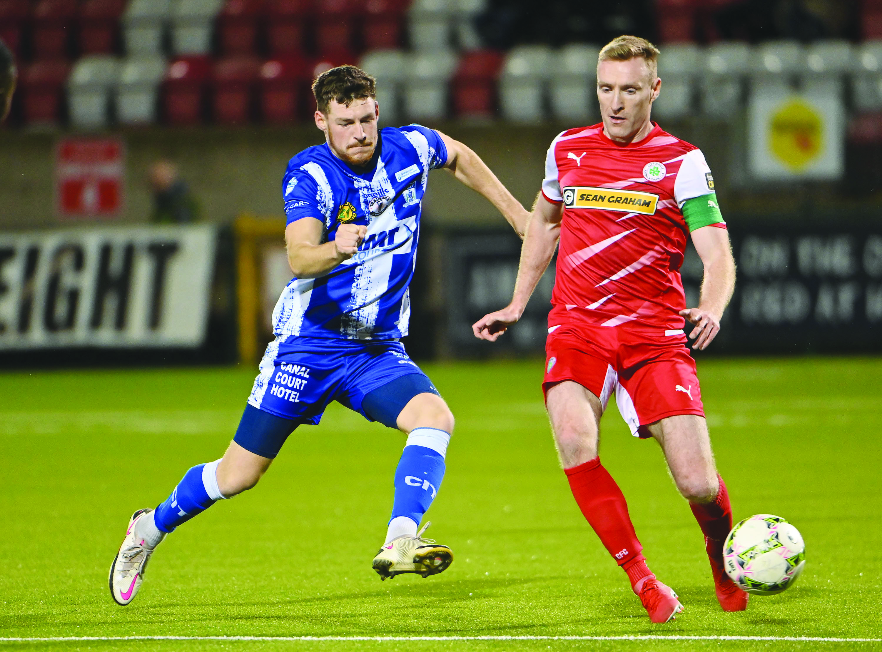 Cliftonville manager Paddy McLaughlin hailed the influence of veterans like Chris Curran who earned a rare start in Tuesday’s win over Newry City in the League Cup