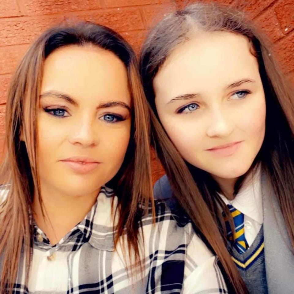 TRIBUTE: Stephanie and daughter Caítria (13)