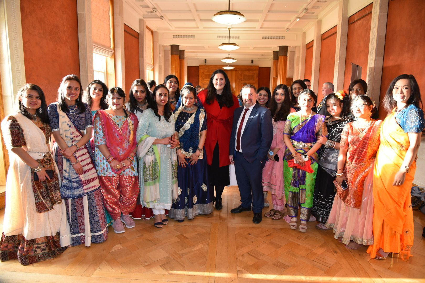 INDIAN CULTURE: The event was held at the Long Gallery in Parliament Buildings at Stormont