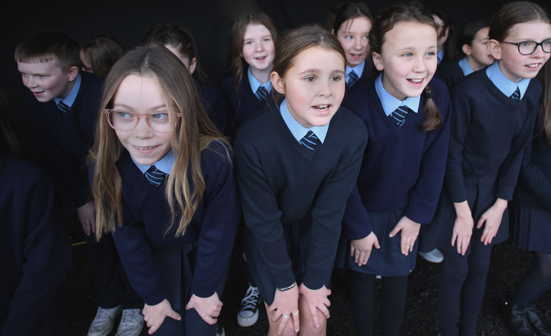 SINGING: Pupils from Good Shepherd Primary School sang at the event