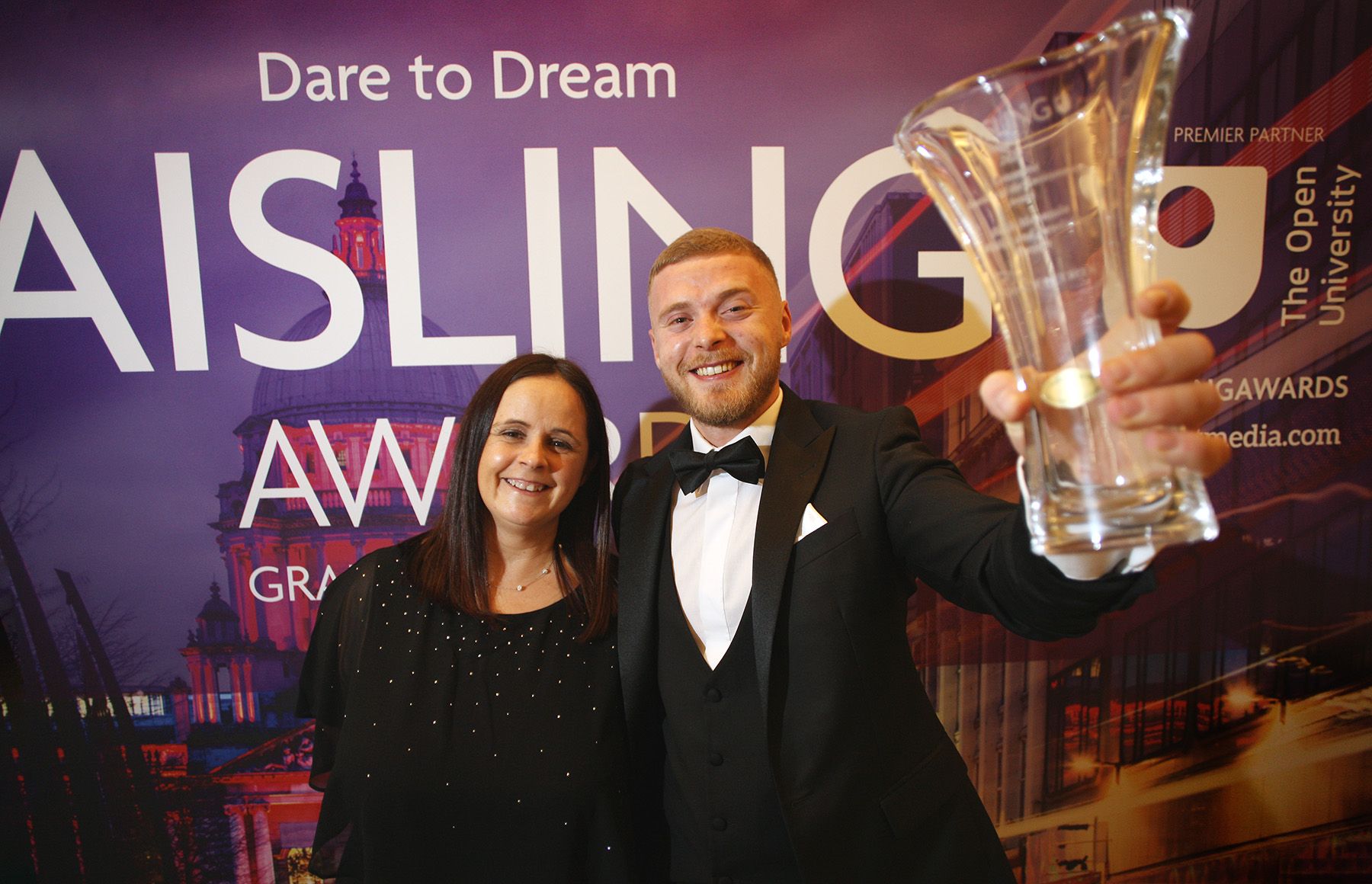 The Guardian of the Environment Award was presented to Aaron Kelly by Lisa Kavanagh, Concentrix 