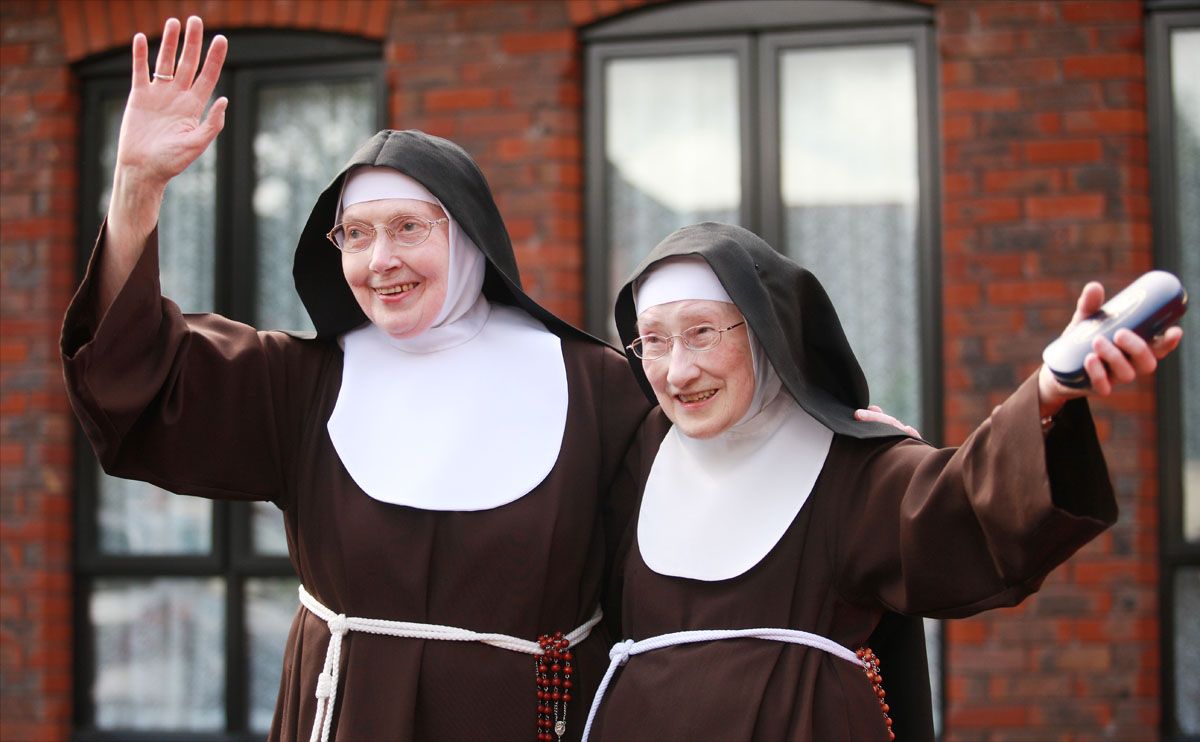 RIP: Sister Mary McGann (right) and Sister Paschal McMeel, who died earlier this year