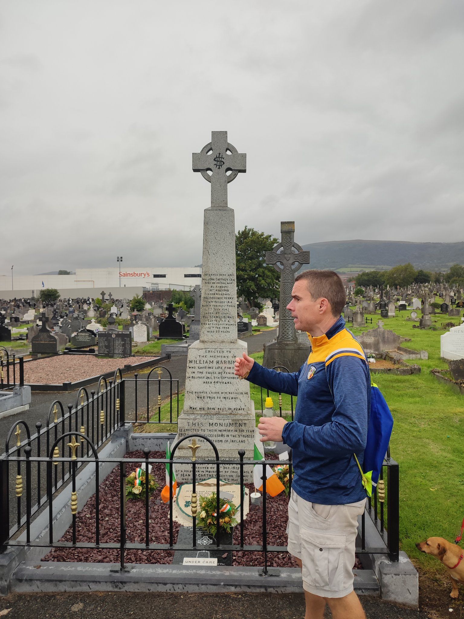 REMEMBERED: Seán Fennell on a previous cemetery tour