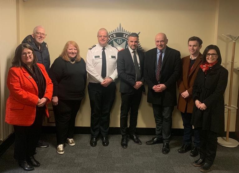 MEETING: A delegation of Alliance Party MLAs met with Chief Constable Simon Byrne and Assistant Chief Constable Bobby Singleton