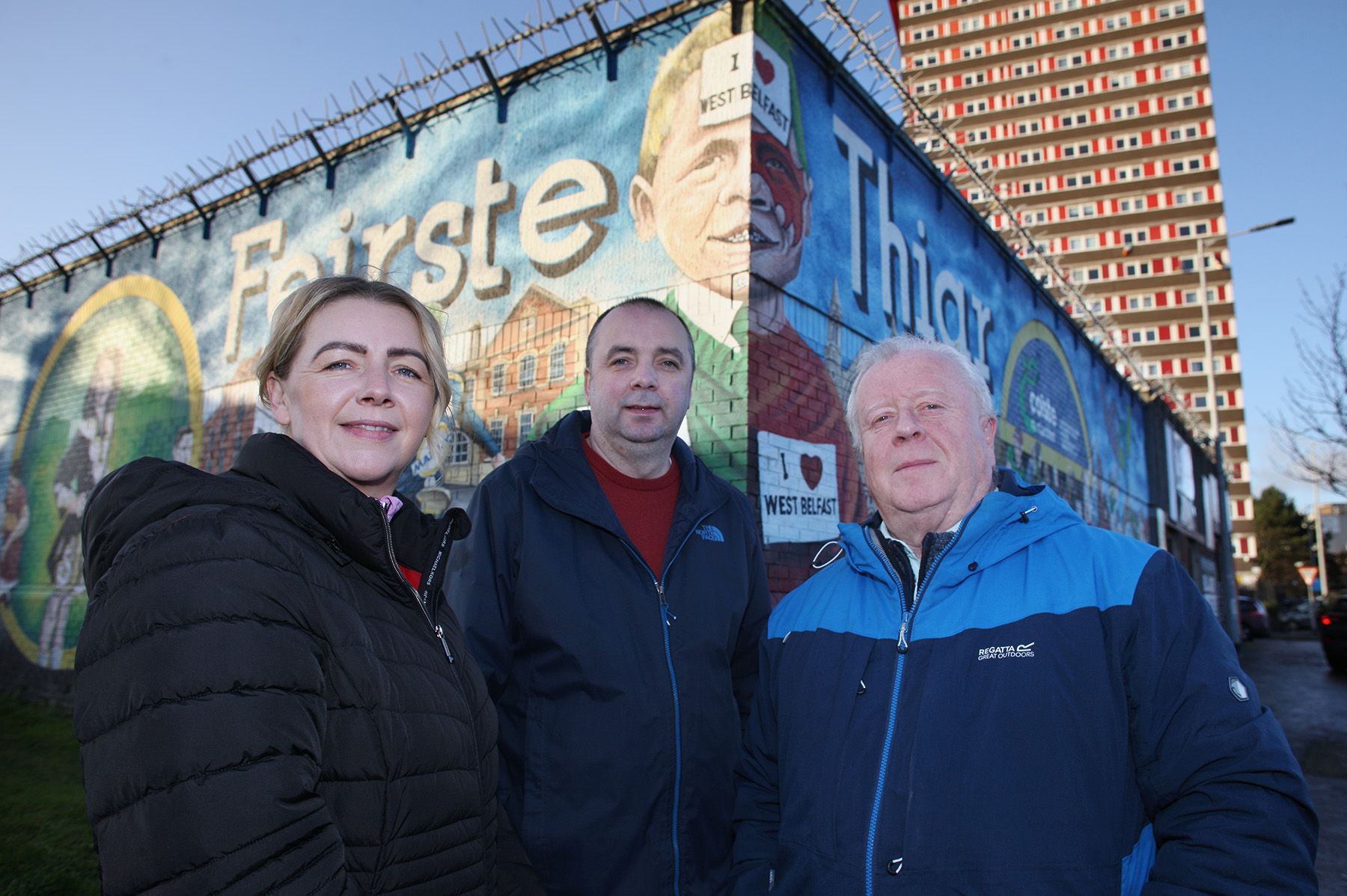 HOPEFUL: The Falls Residents\' Association have been working to bring the people of the Lower Falls and Shankill together 