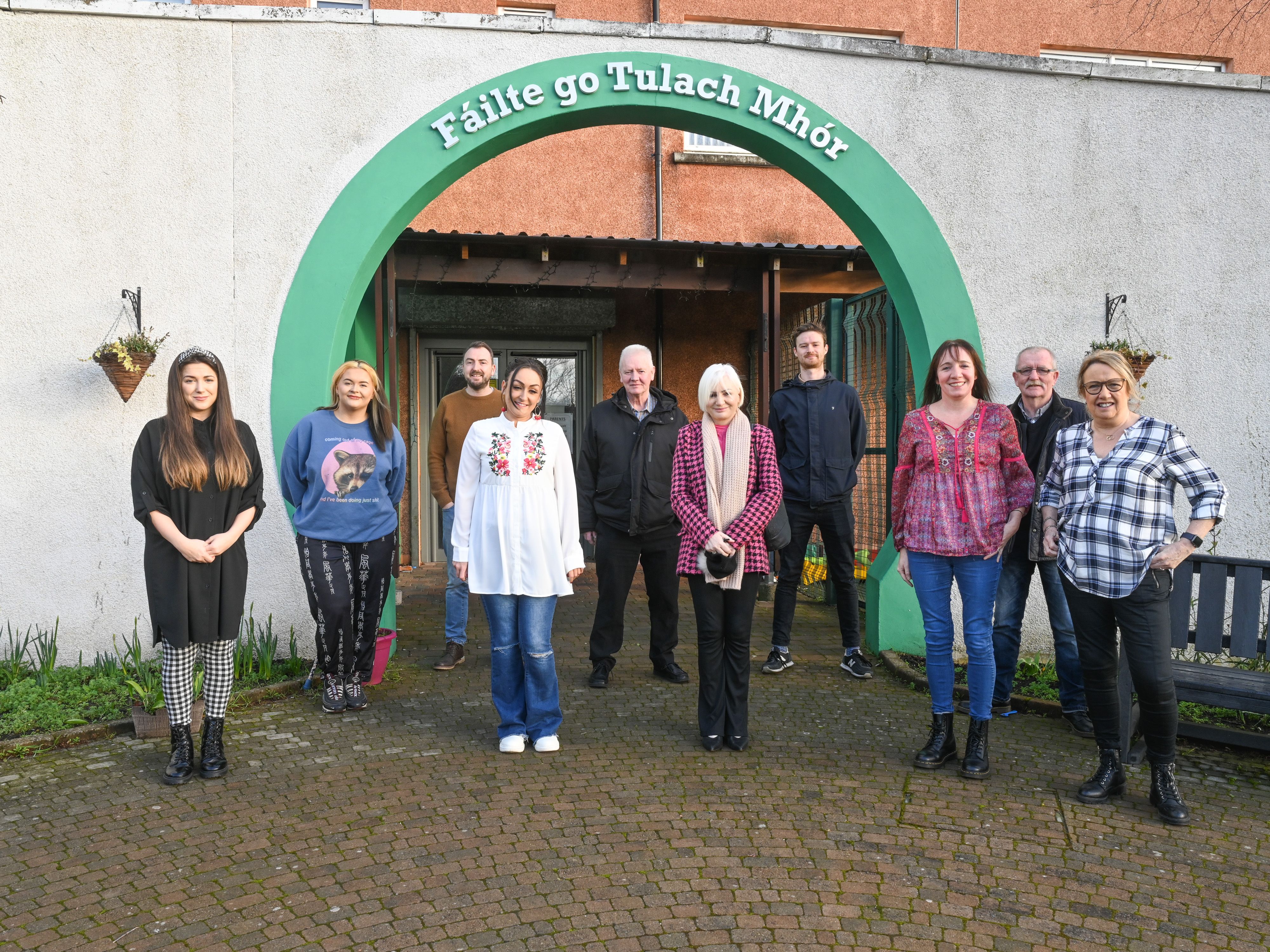 ON THE FRONT LINE: The Upper Andersonstown Community Forum have been leading the way through the Covid pandemic 