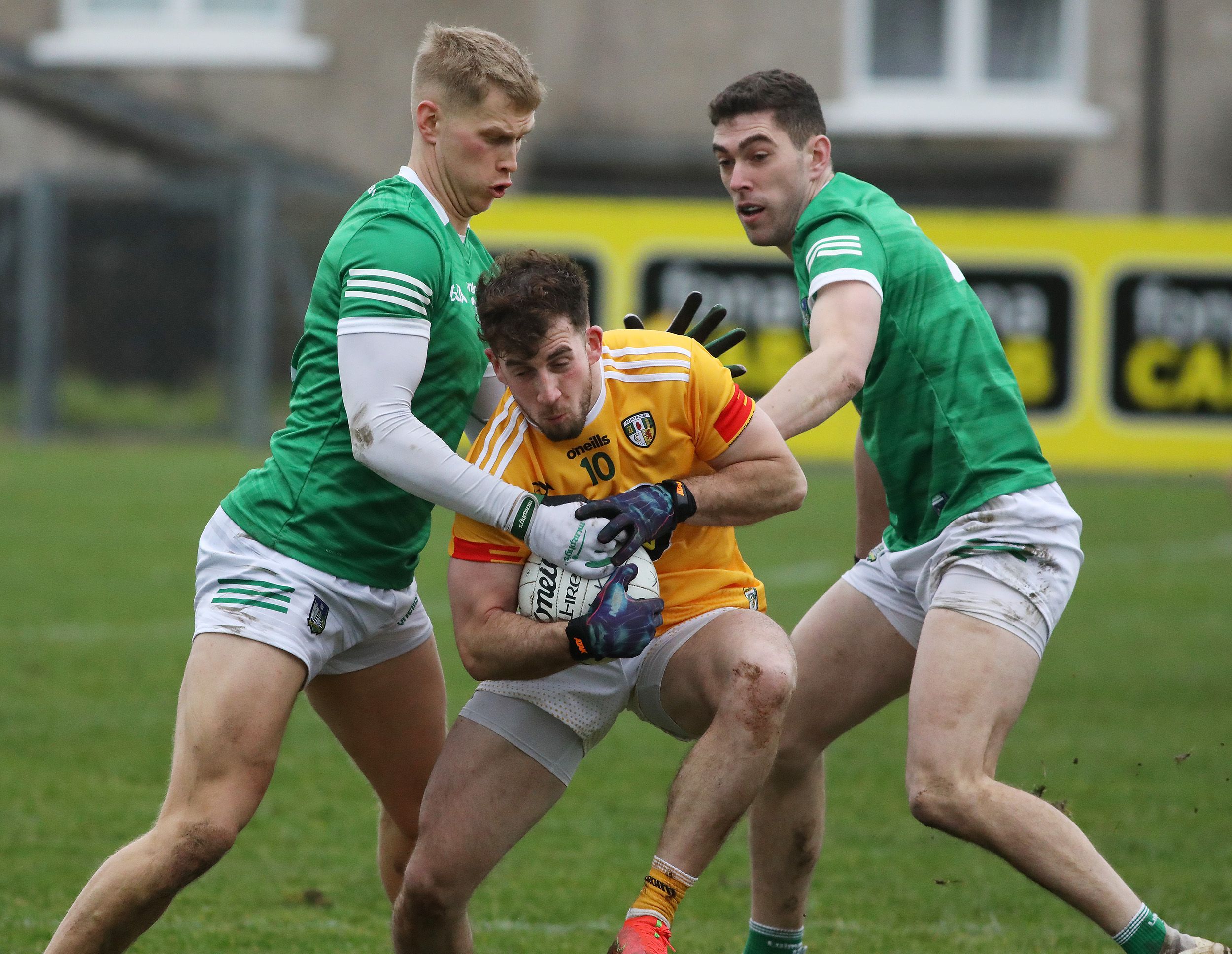 Ryan Murray tries to squeeze through Limerick challenges on Saturday