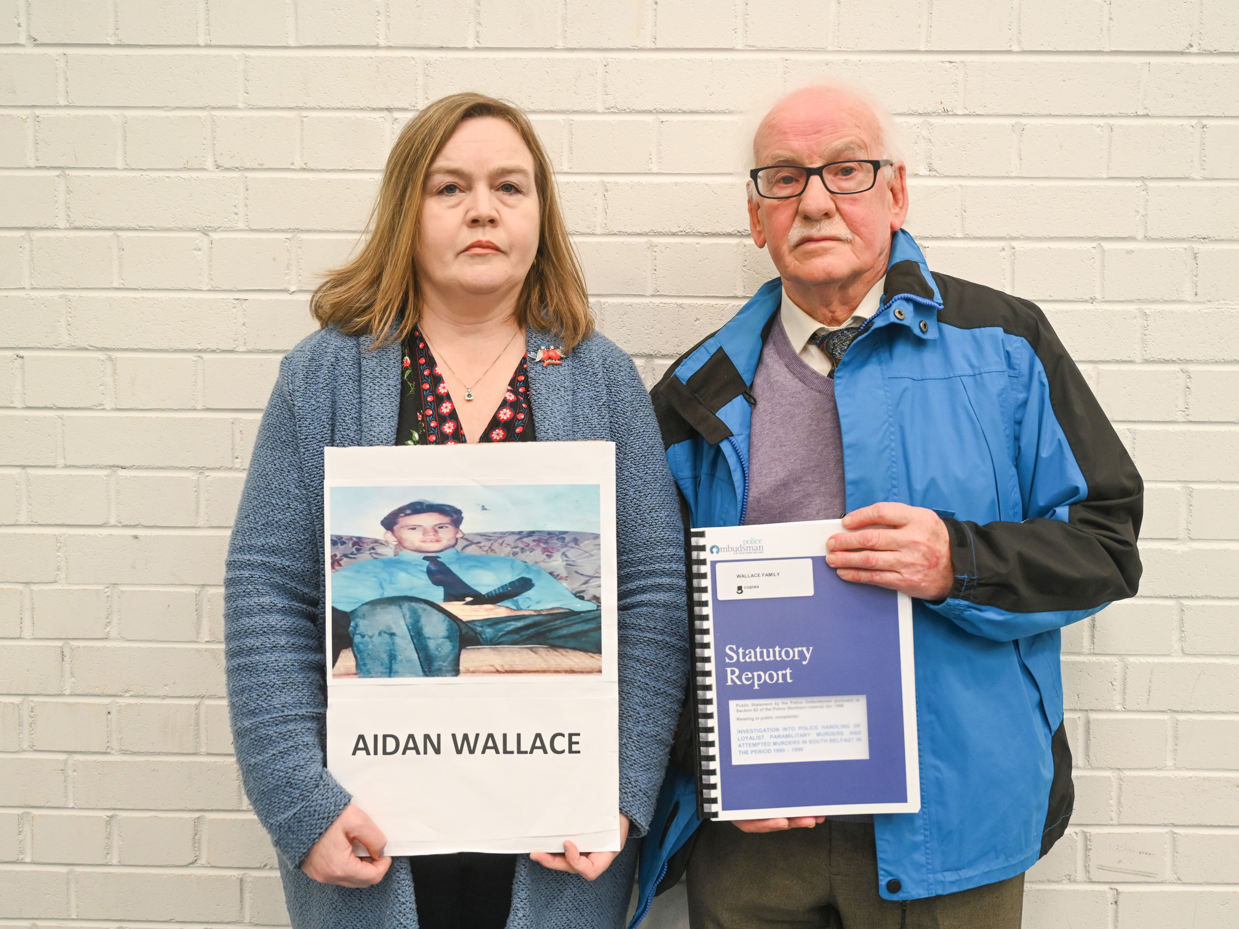 QUESTIONS: Aidan Wallace\'s sister Nuala Campbell and father Colin say that questions remain despite the Police Ombudsman\'s report