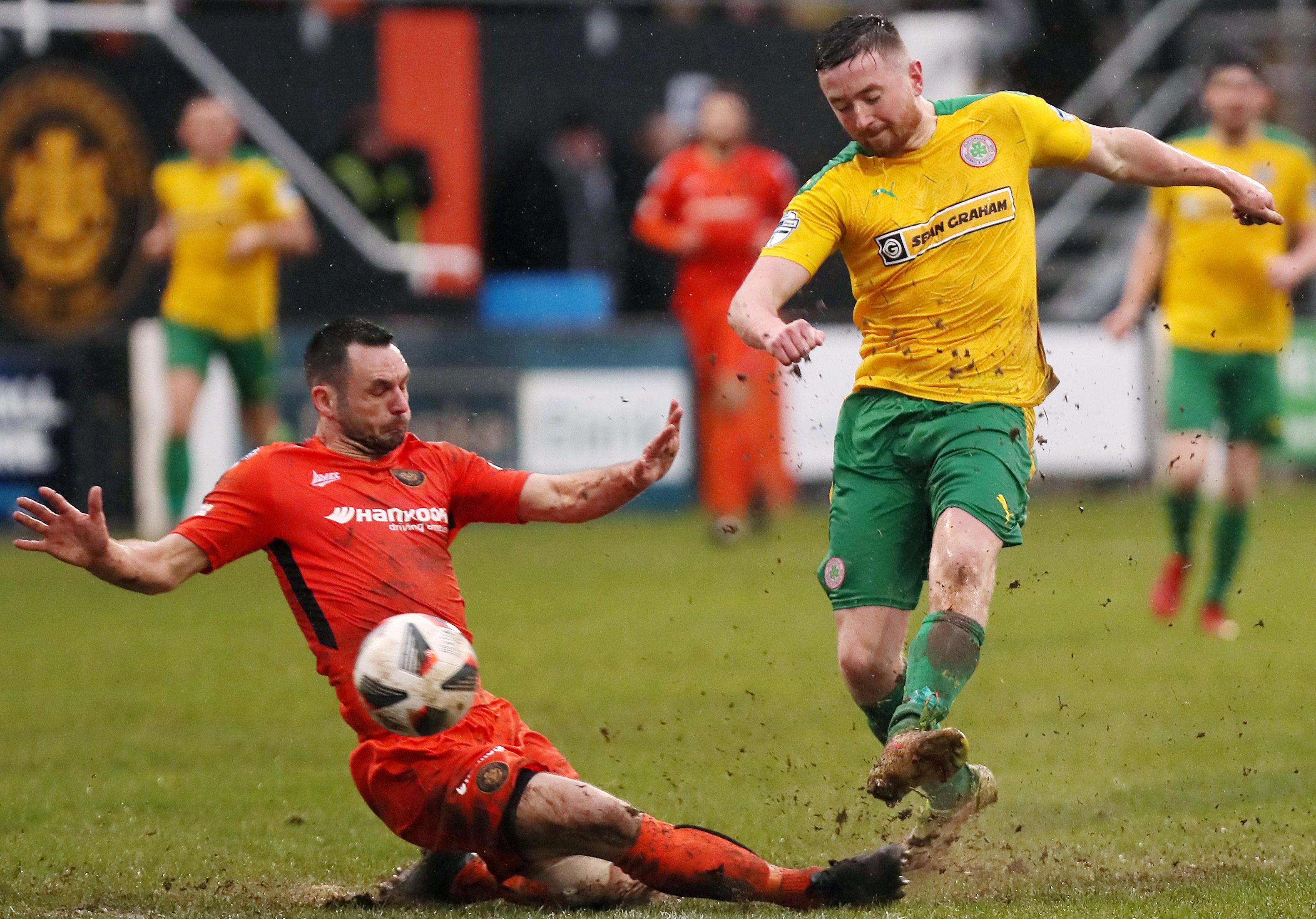 Cliftonville return to face Carrick Rangers this evening having won there in the Irish Cup at the weekend