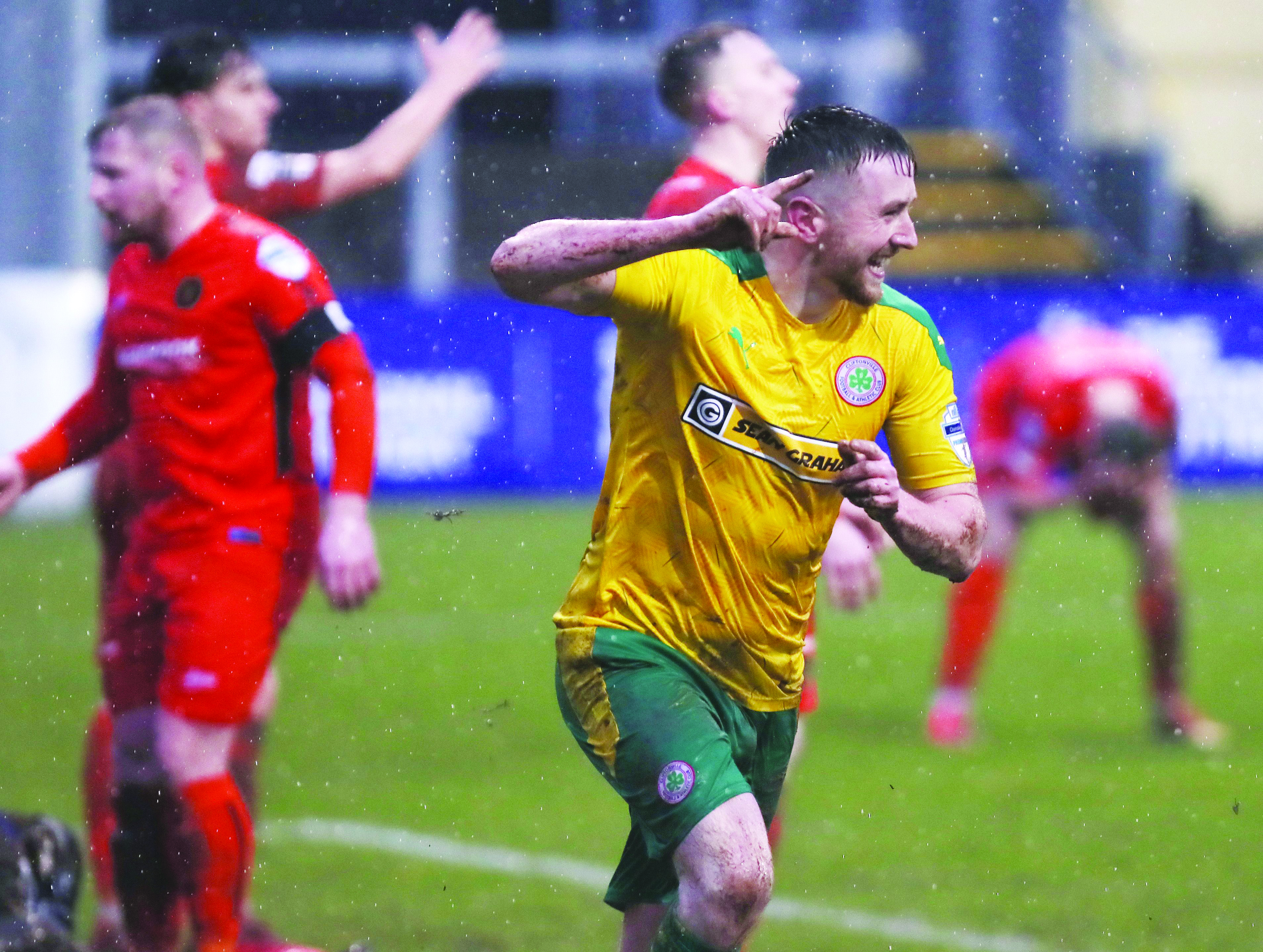 Ronan Doherty’s recent goal-scoring form has drawn praise from Cliftonville manager Paddy McLaughlin