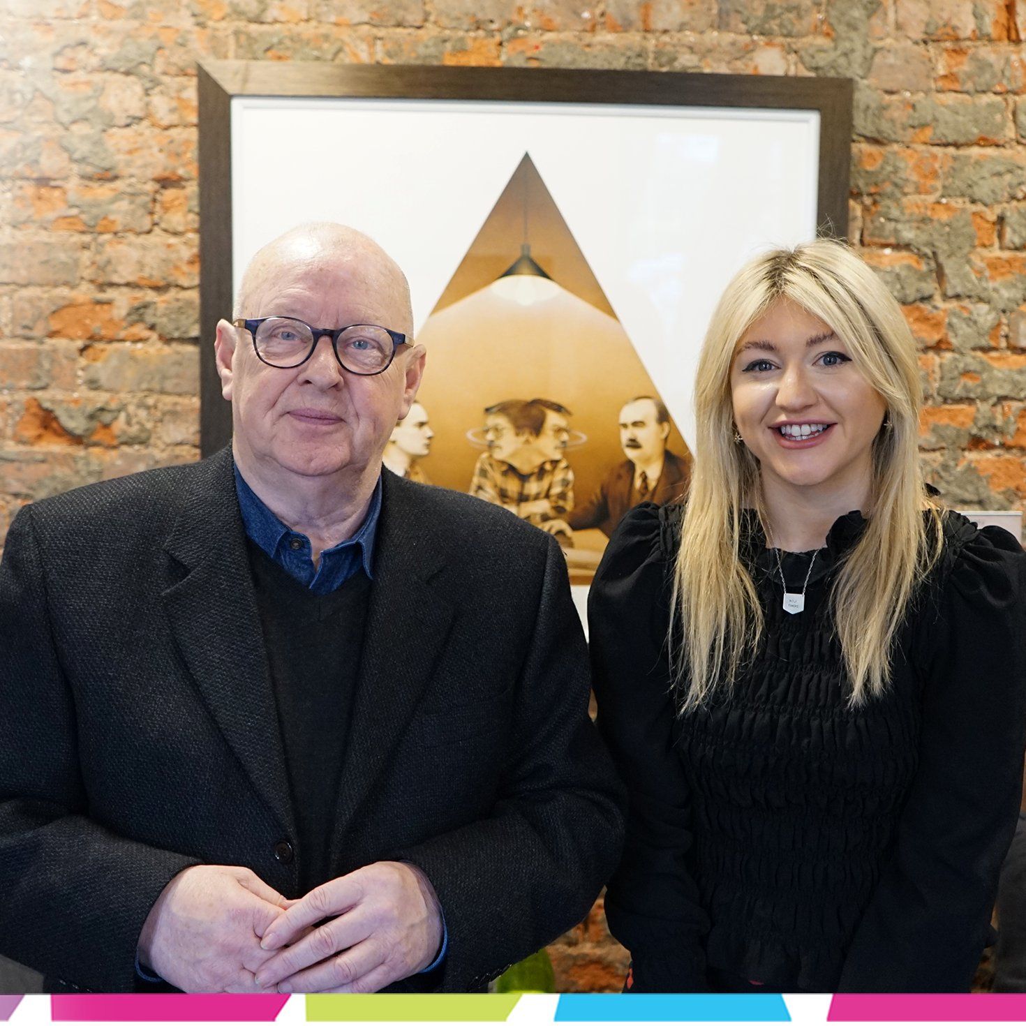 INSIGHTFUL: Joe Austin was joined by journalist Aoife Grace Moore