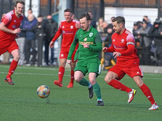 Actin from The Cricky where Crumlin Star defeated Crewe United in the Intermediate Cup
