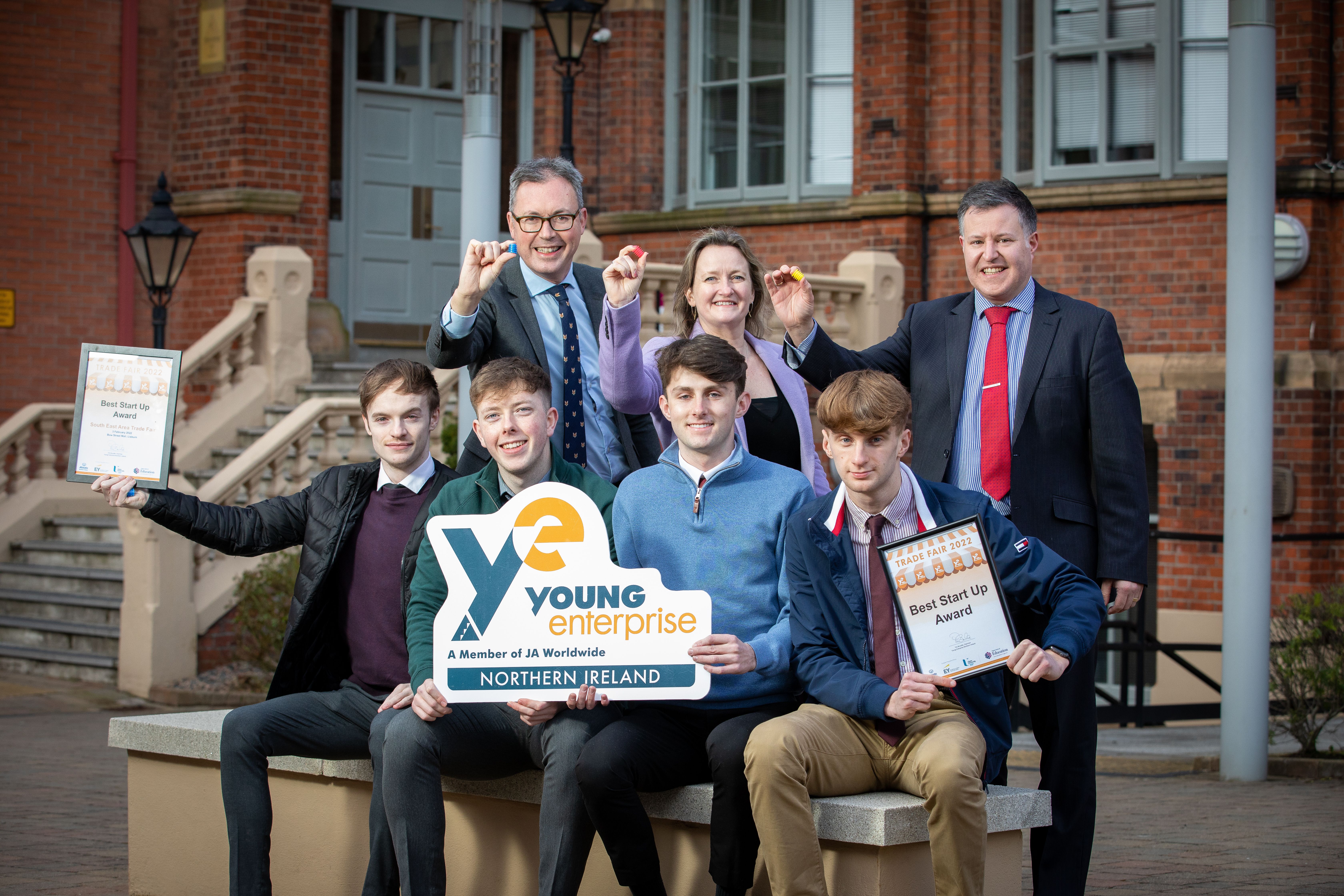 SUCCESS: Business Studies students at St Mary\'s University College have really impressed the Young Enterprise judges.