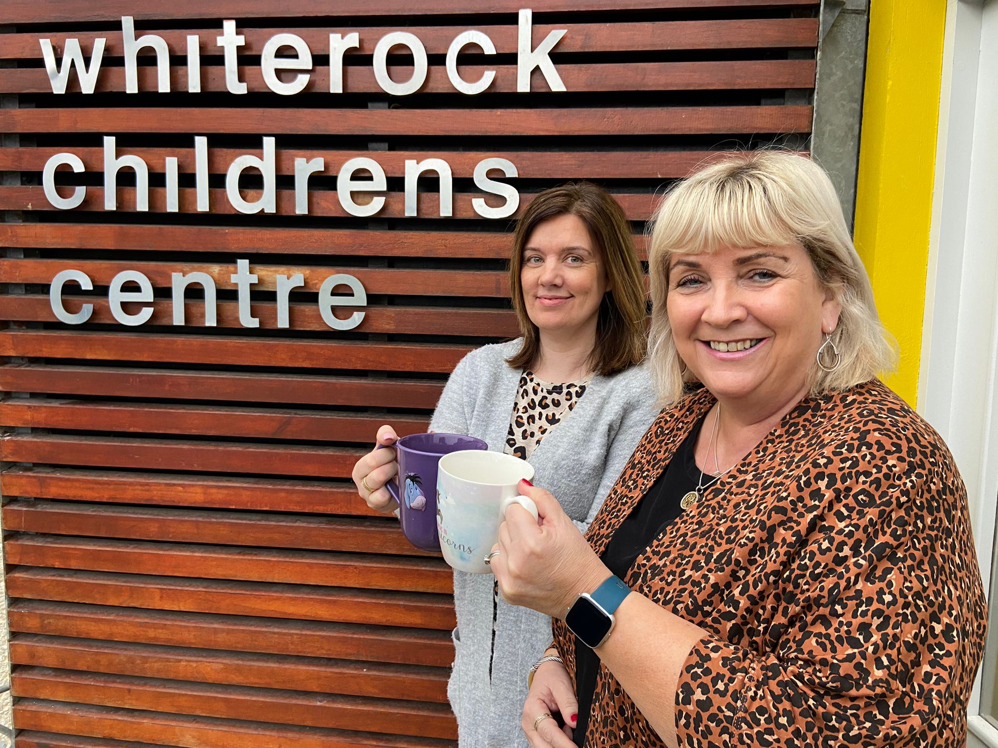 WELCOME NEWS: Kate Breslin and Deirdre Walsh from the Whiterock Children\'s Centre 