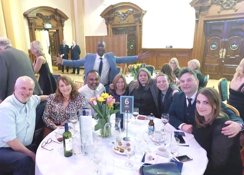 HOPE: Reverend Karen was joined at the Lord Mayor’s dinner by hundreds of people united in their desire for a peaceful and diverse city