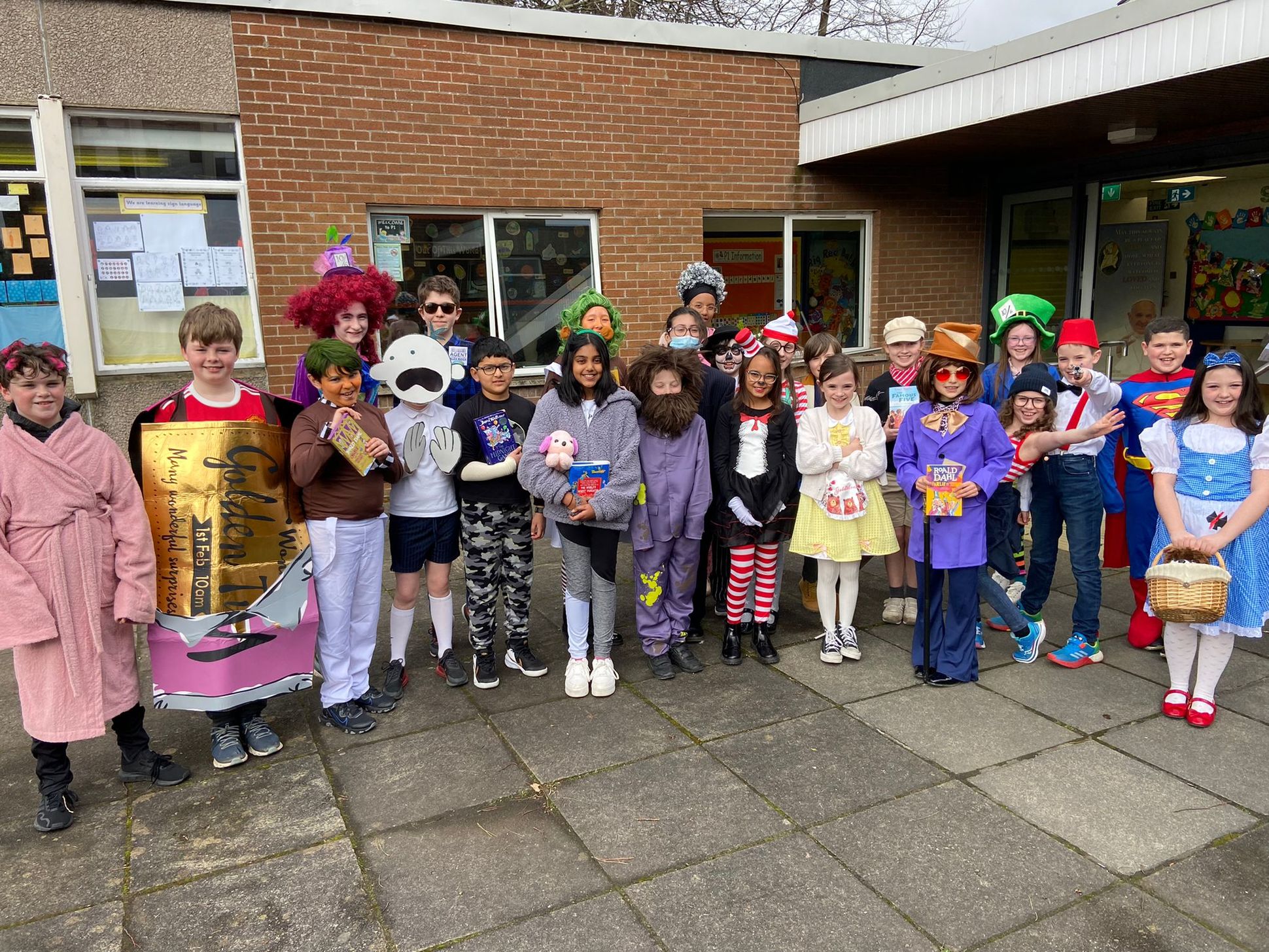 BOOKS: Pupils from St Bride's Primary School in South Belfast enjoyed World Book Day