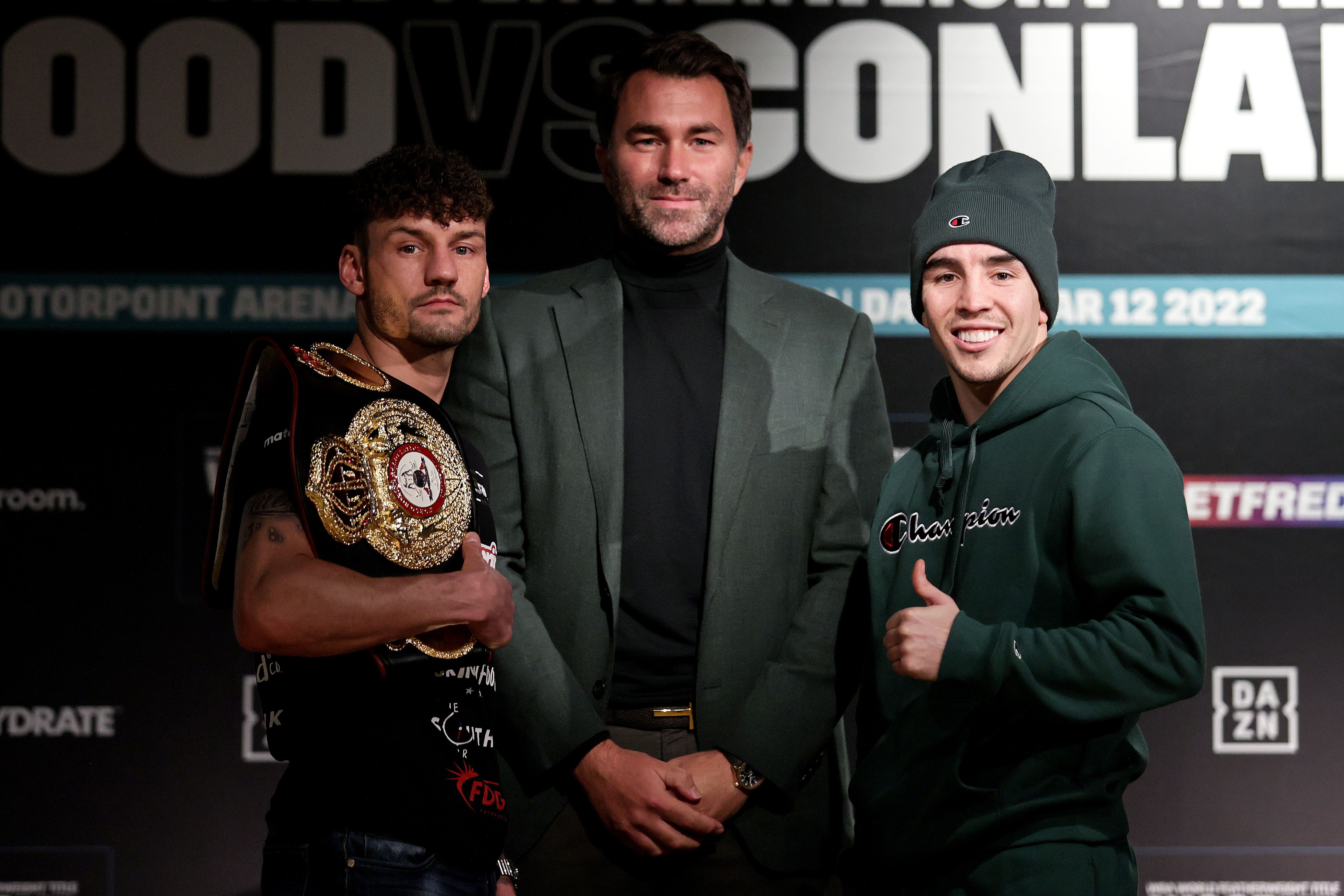 Michael Conlan challenges Leigh Wood for the WBA featherweight title in Nottingham next Saturday 