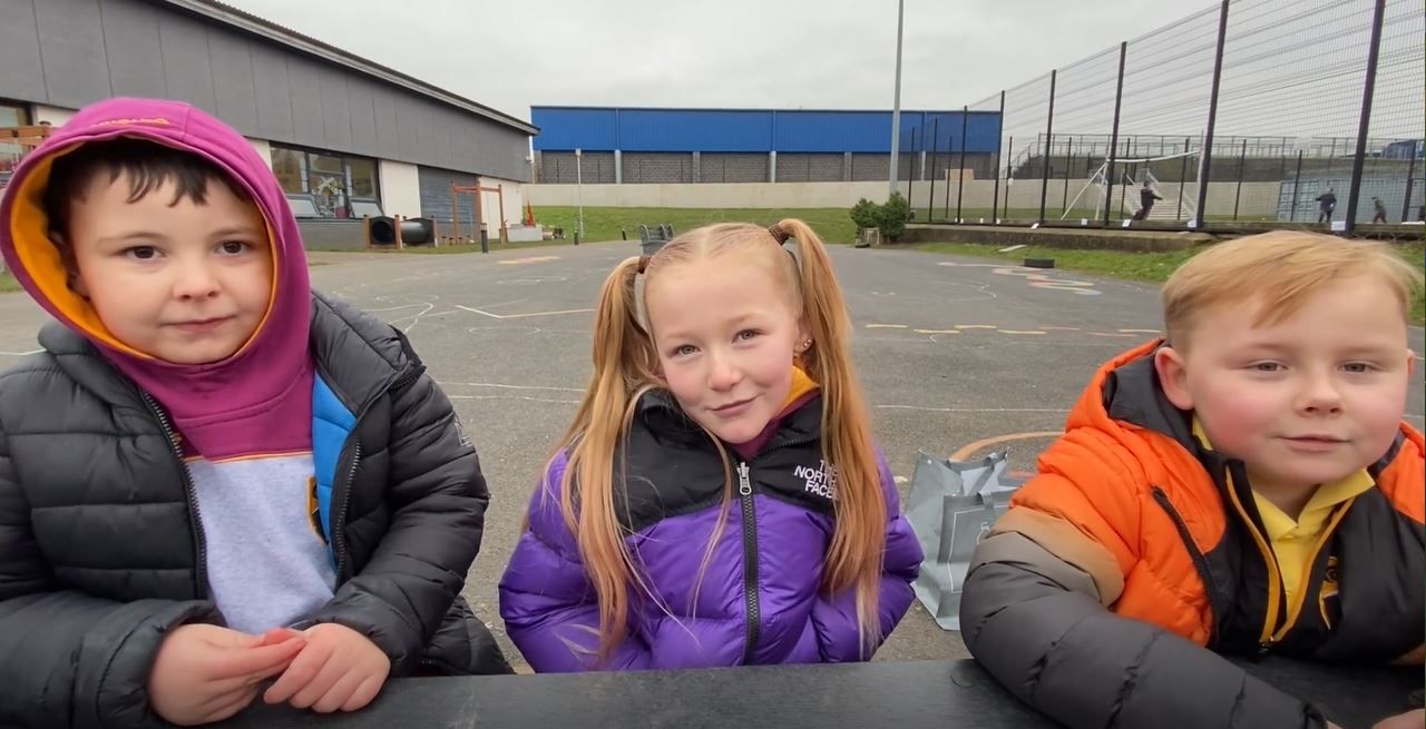 VIEWS: Children from Bunscoil An tSléibhe Dhuibh have their say