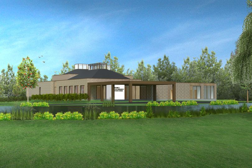 PLANS: An artist\'s impression of the Doagh Road Crematorium