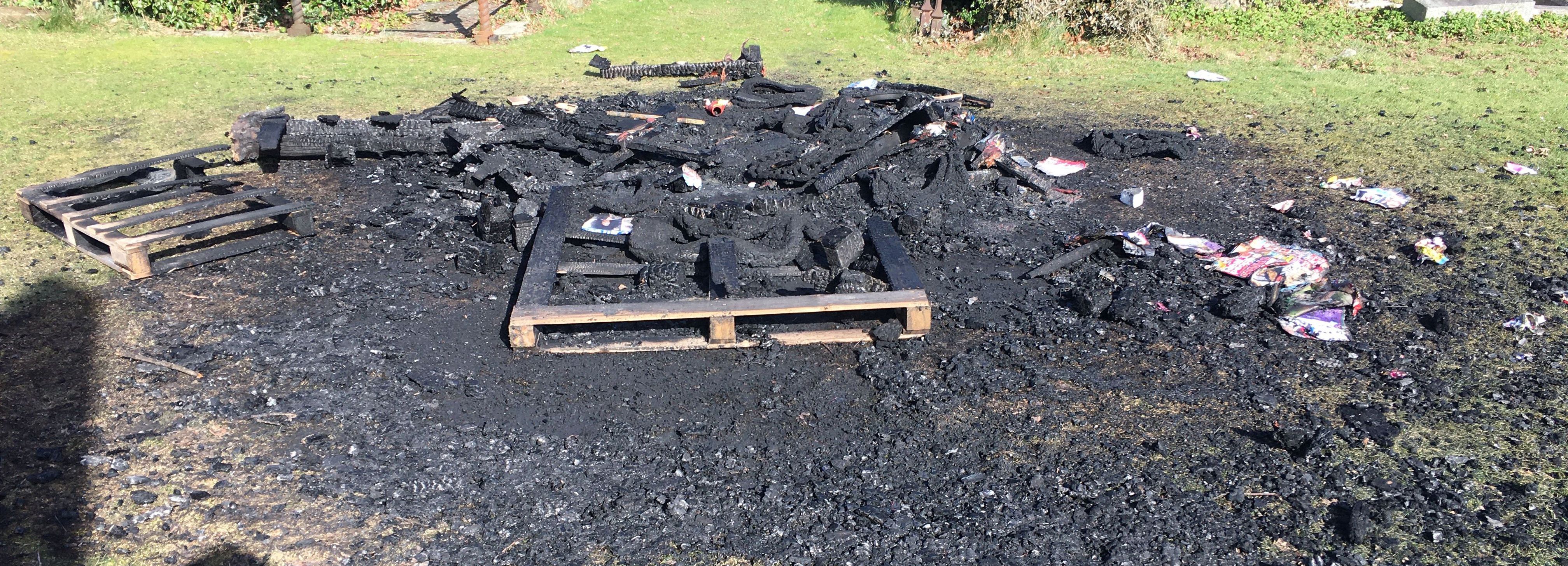 Vandals Desecrate City Cemetery Graves With Bonfire Over Unmarked Graves