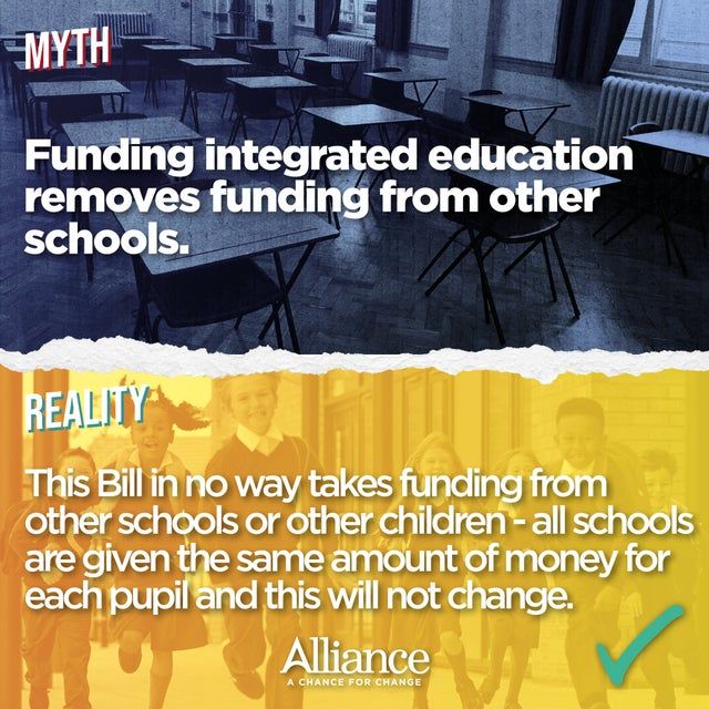 A new Alliance Party bill seeks to increase the number of places in integrated schools