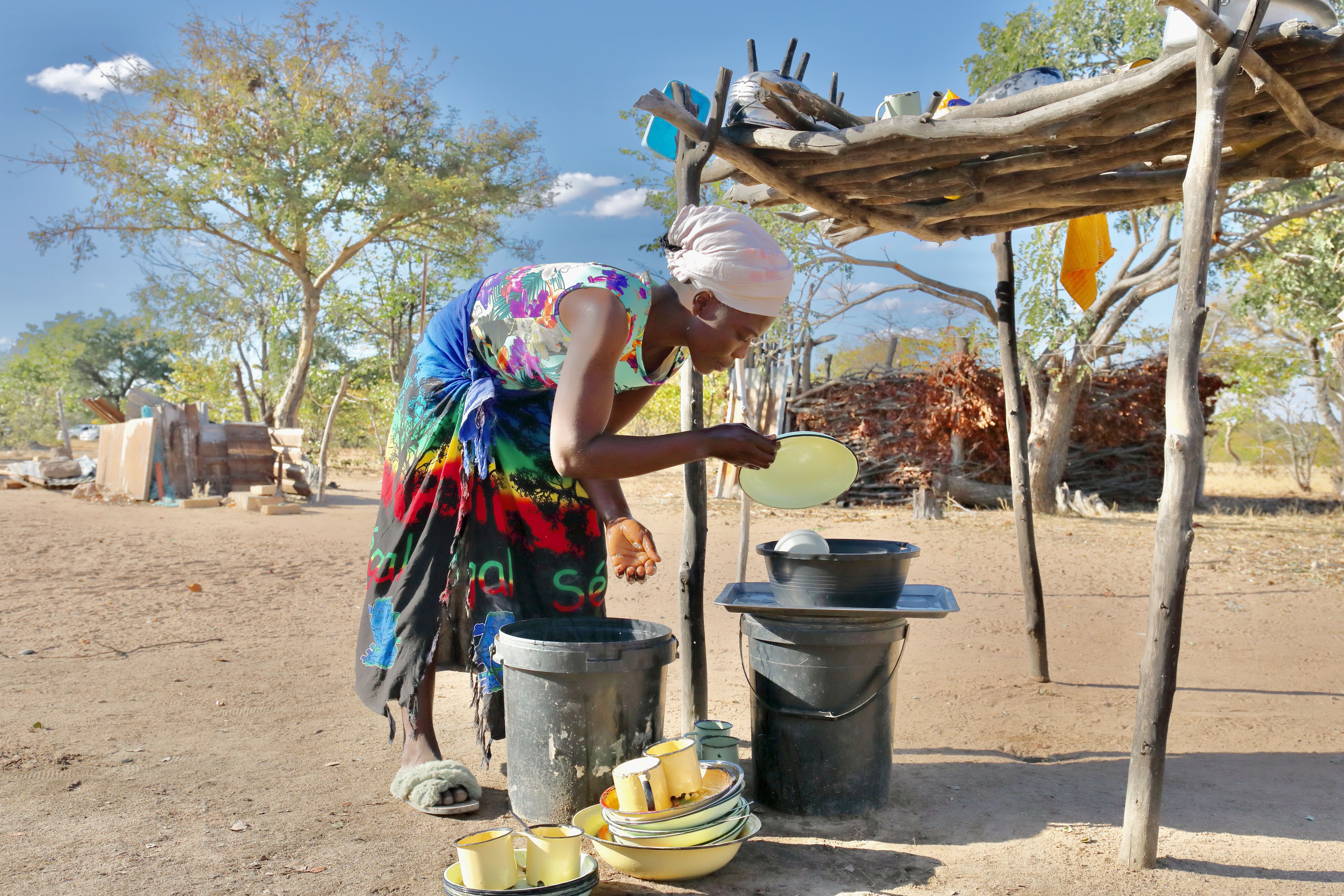 Thandekile from Zimbabwe features on this year’s Trόcaire Box and is one of the millions of women in the developing world having to face the challenges of climate change.   Photo:  Cynthia Matonhodze