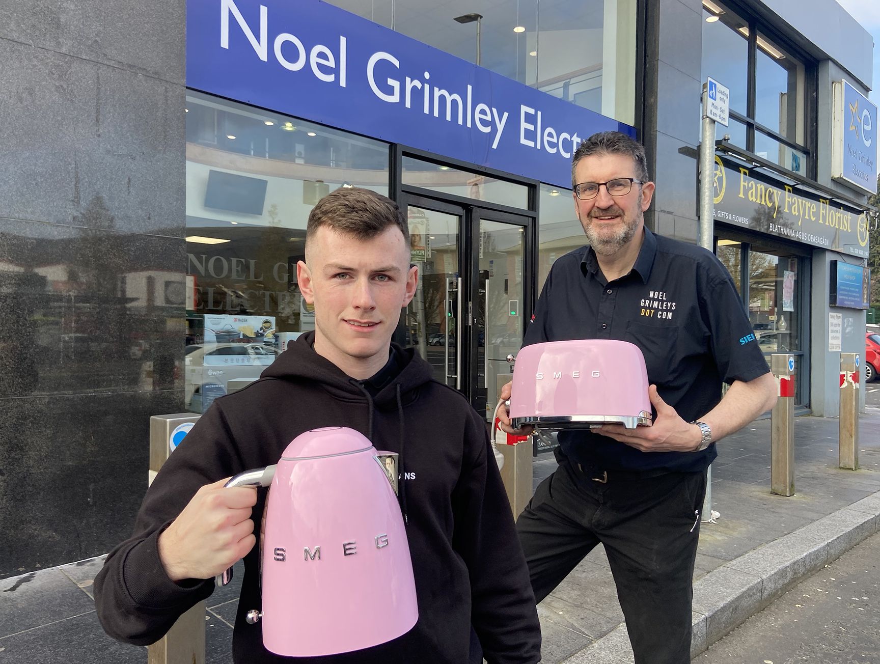 HEART OF THE COMMUNITY: Patrick Mallon and Eamonn Grimley are at your service