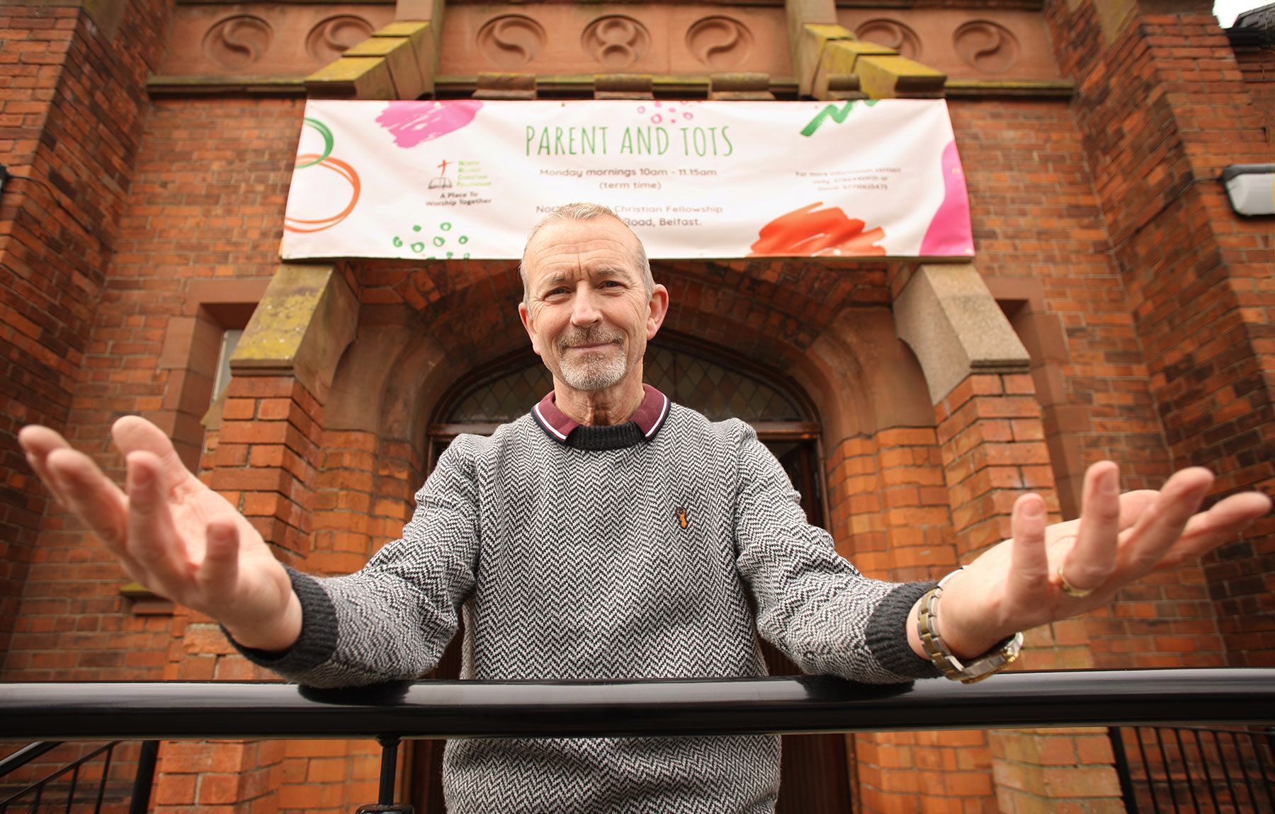 VISION: Pastor Albert McDonald of North Belfast Christian Fellowship on the Antrim Road