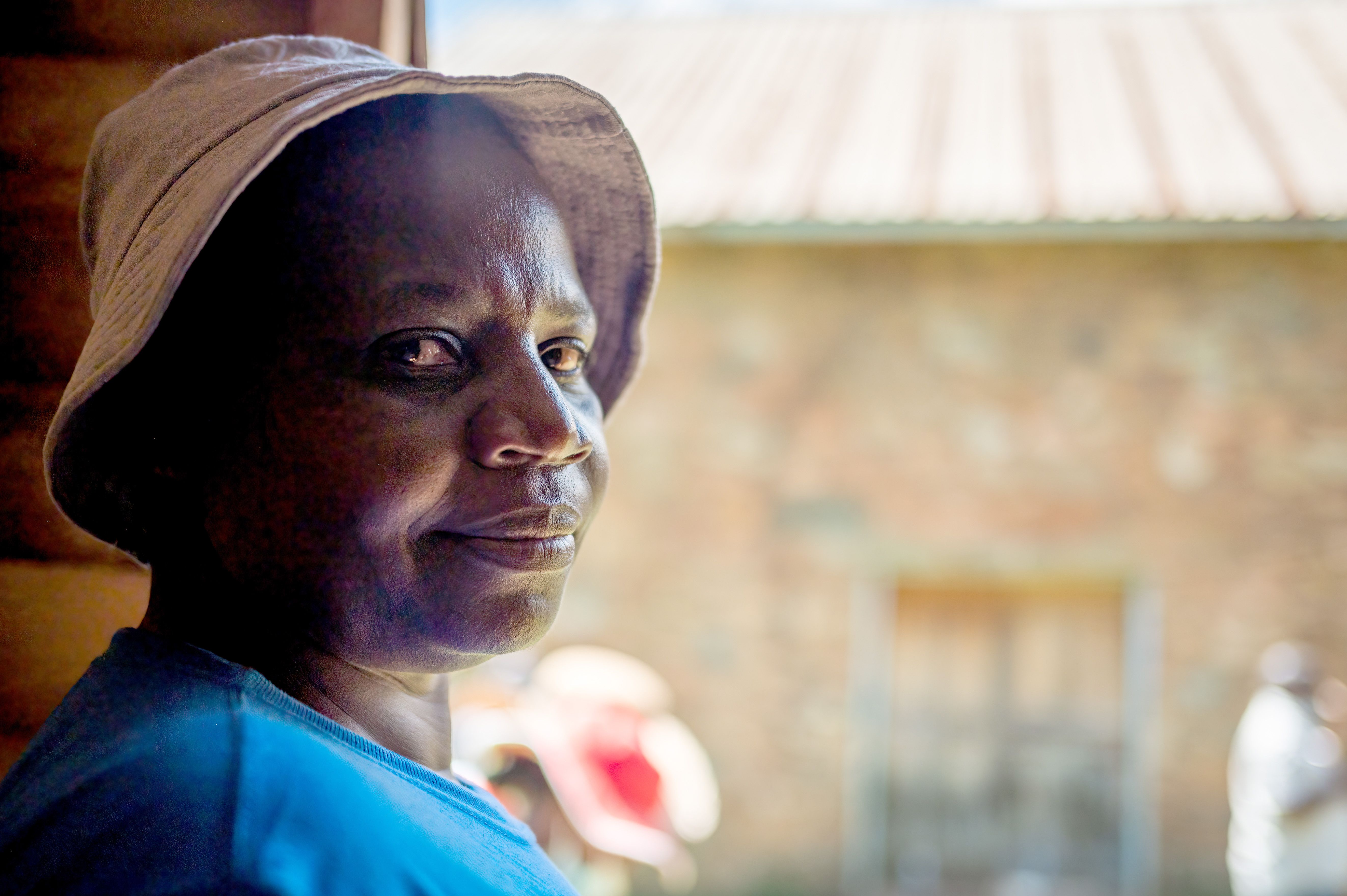 Jennifer Mhondera (50), who has lived in Ngangu for more than thirty years, spoke to David O’Hare from Trόcaire about the disaster that hit her community during Cyclone Idai. Photo: Barnaby Jaco Skinner