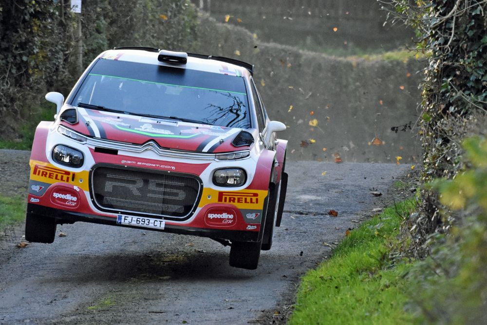 GREEN LIGHT: Jonny Greer will be putting his Citroen through its paces on the scenic North Antrim stages