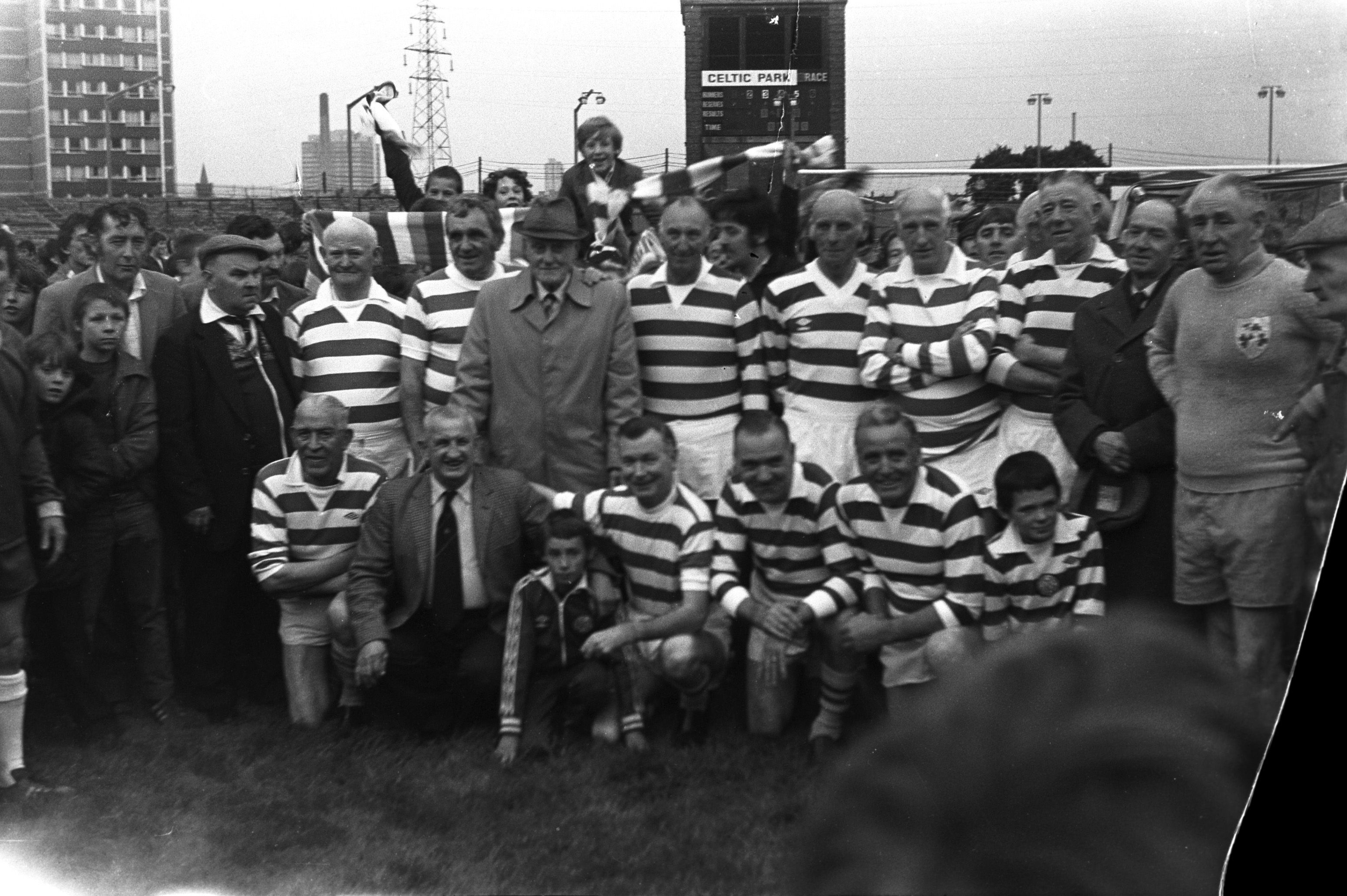 MEMORIES: Veteran Belfast Celtic players reunited to support City Hospital\'s Renal Unit at Celtic Park in August 1980