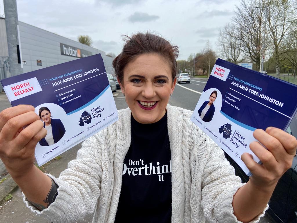 ELECTION: Ulster Unionist Party North Belfast Assembly candidate  Julie-Anne Corr-Johnston 