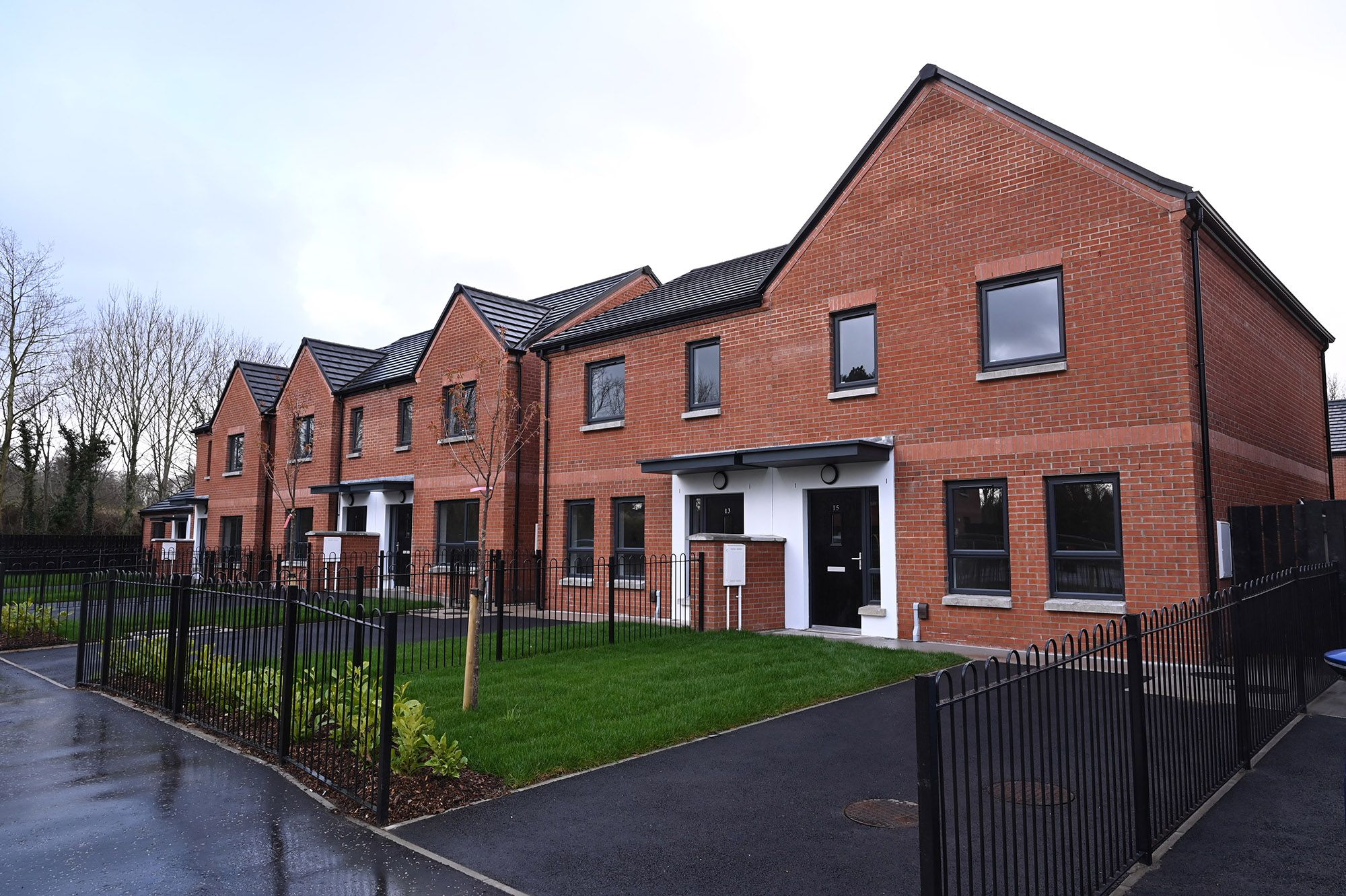 FUTURE: The new homes which are now occupied by families
