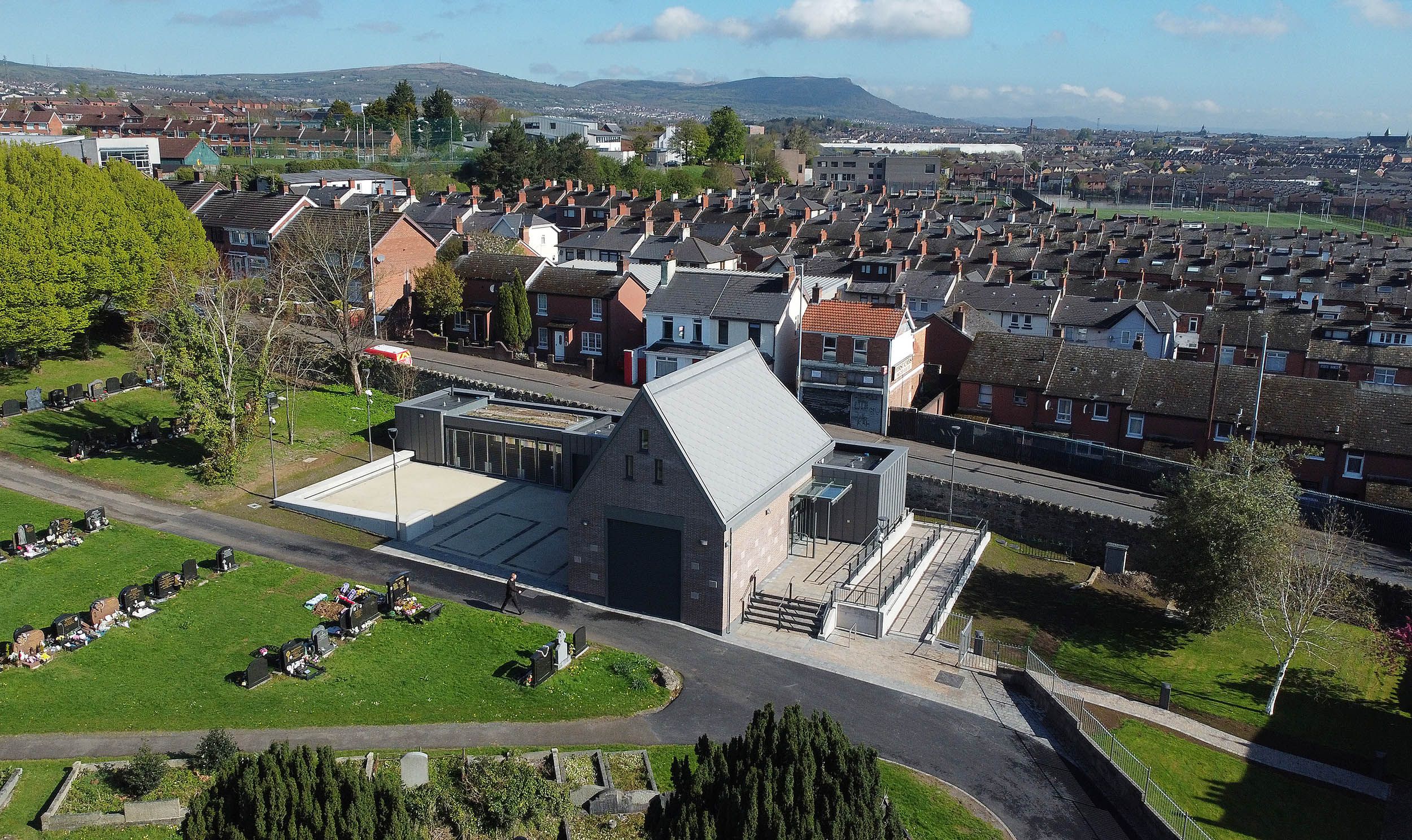 The new interpretive centre in the City Cemetery