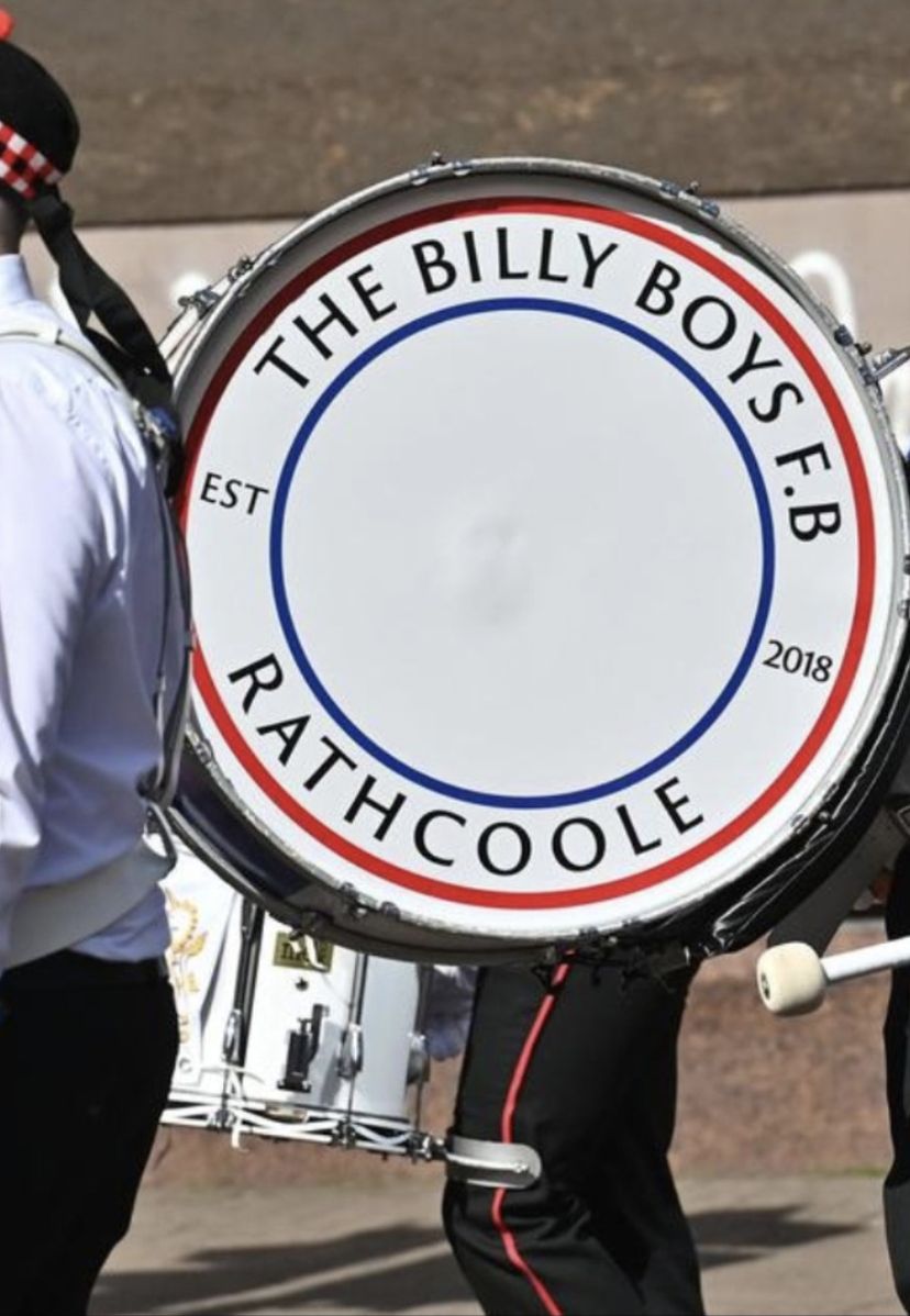  The Billy Boys Flute Band, Rathcoole marching on Easter Sunday