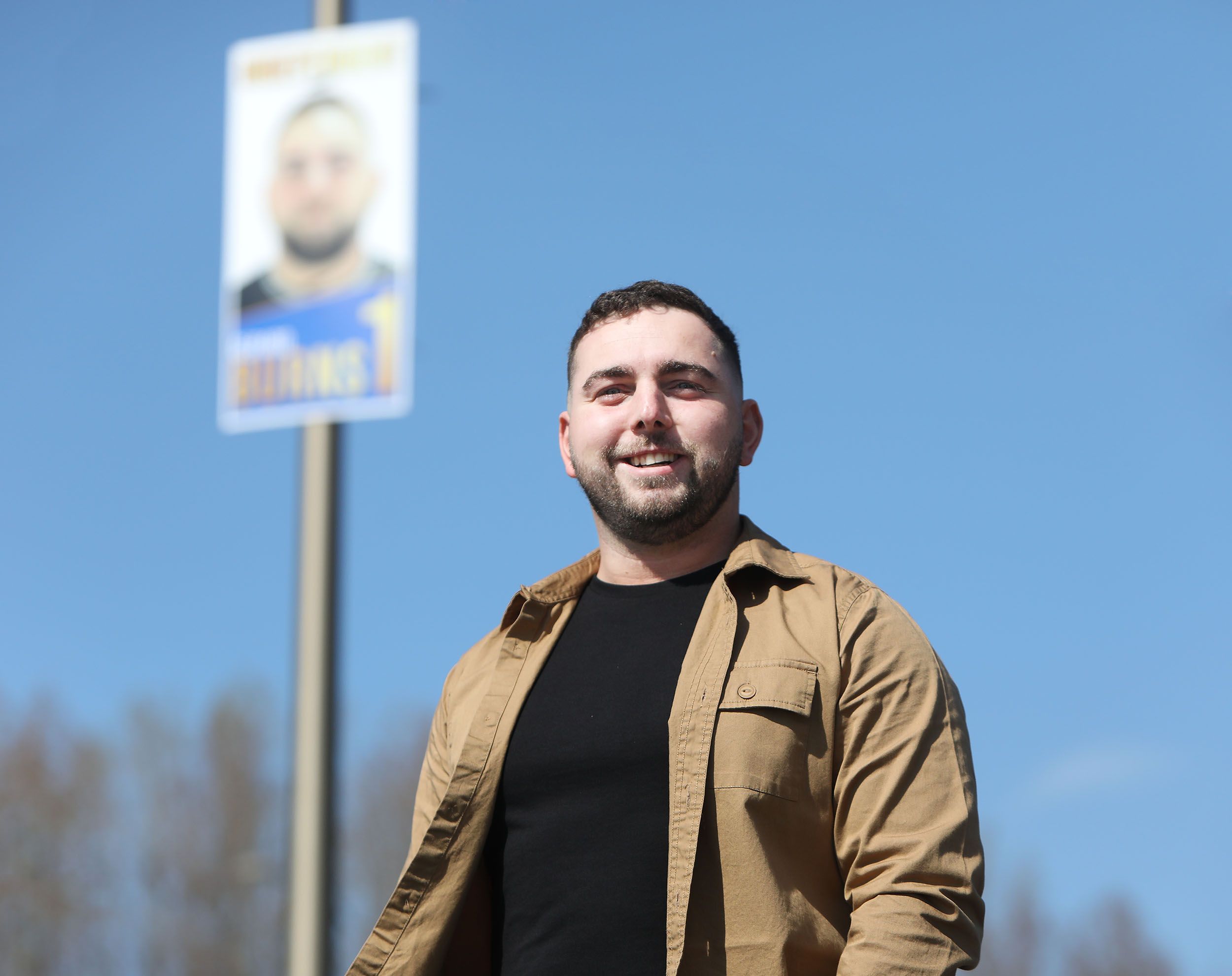 PLATFORM: Gerard Burns said that mental health is his main priority 