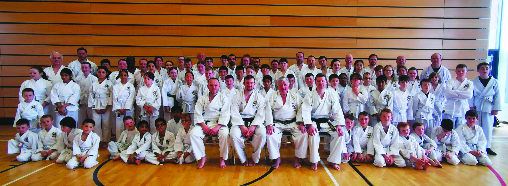 The karate course conducted by Oliver Brunton which took place in Girdwood Community Hub recently
