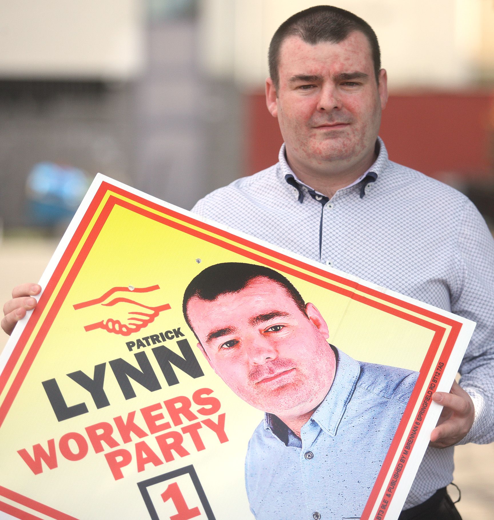 CONTEST: Workers\' Party candidate Paddy Lynn is standing in South Belfast