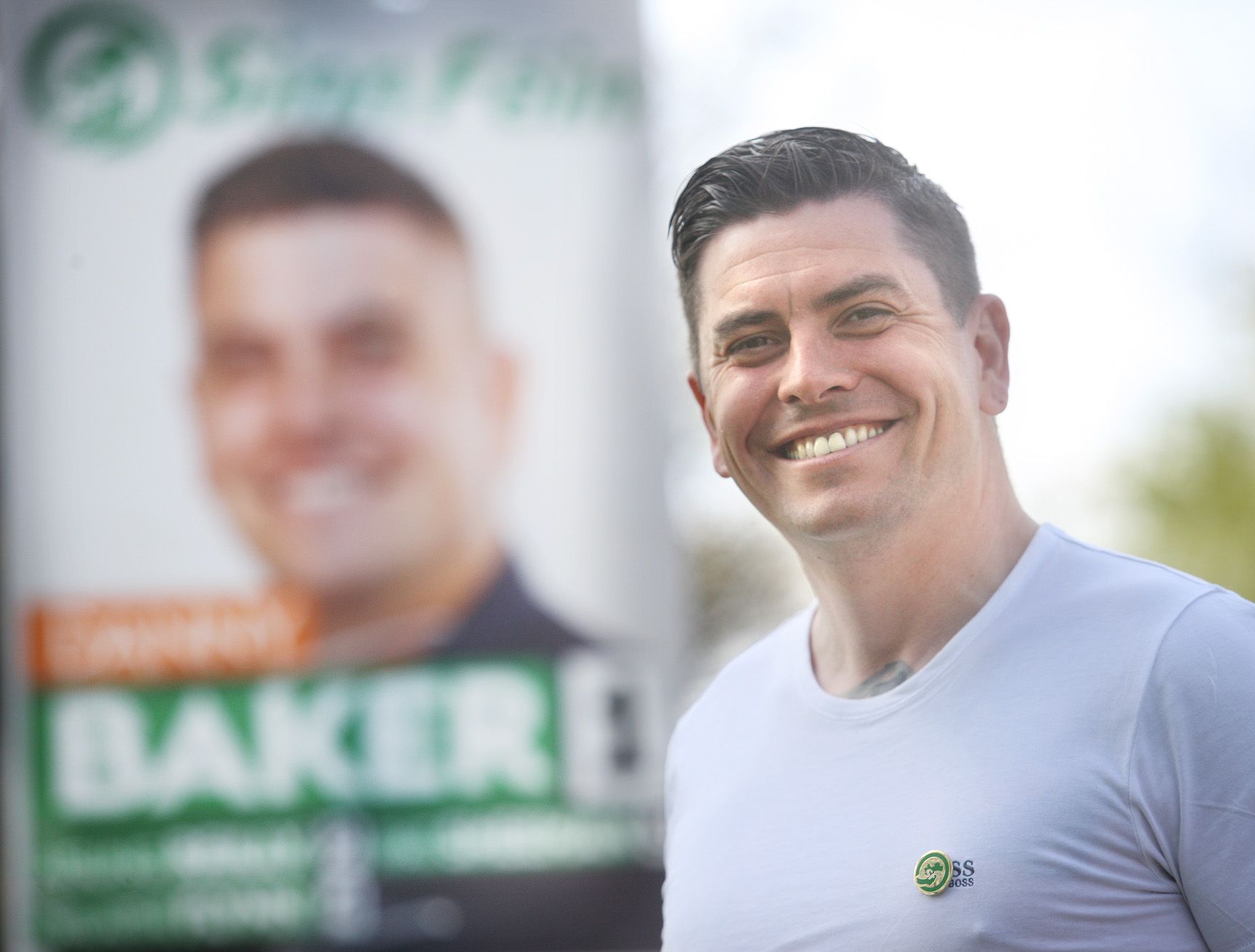 VISION: Sinn Féin candidate for West Belfast, Danny Baker