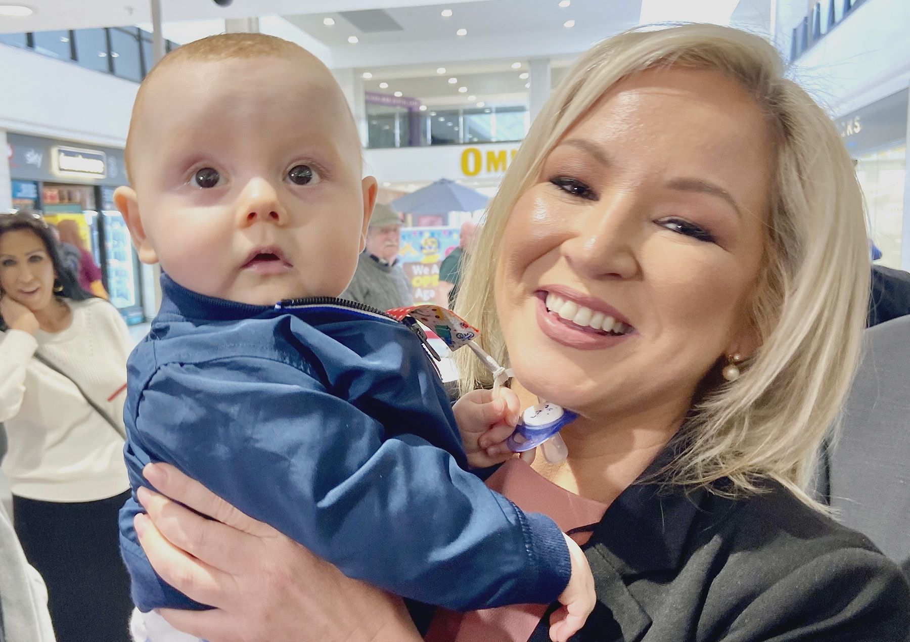 HERE\'S TO THE FUTURE: Michelle O\'Neill meets Setanta Mag Uidhir in the Kennedy Centre