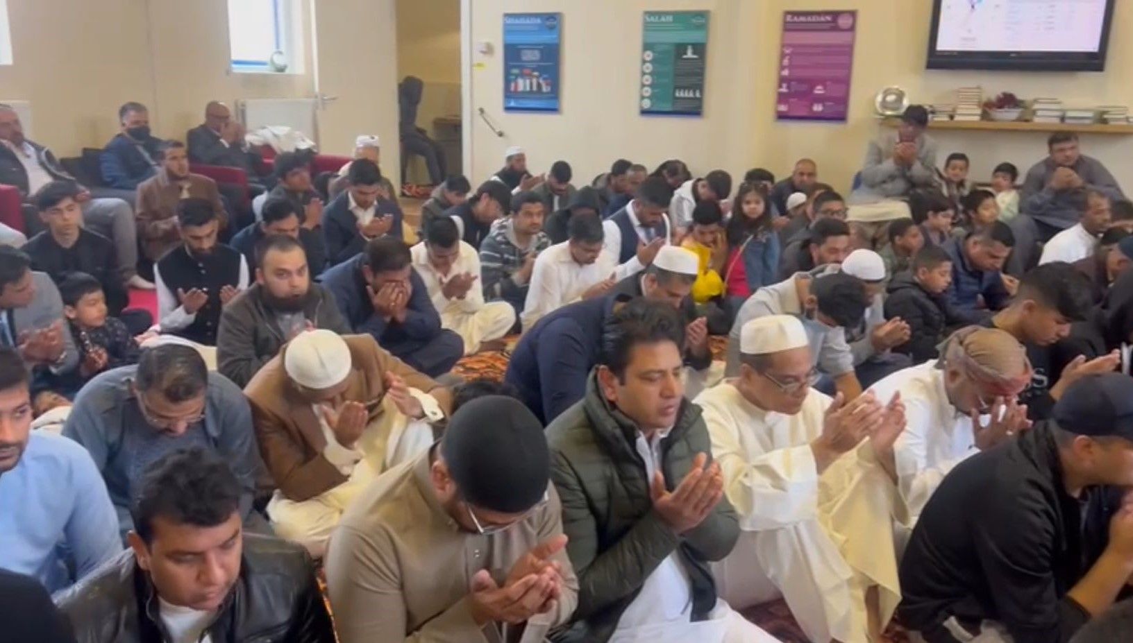 TOGETHER: Attendants of the Eid prayers and celebrations