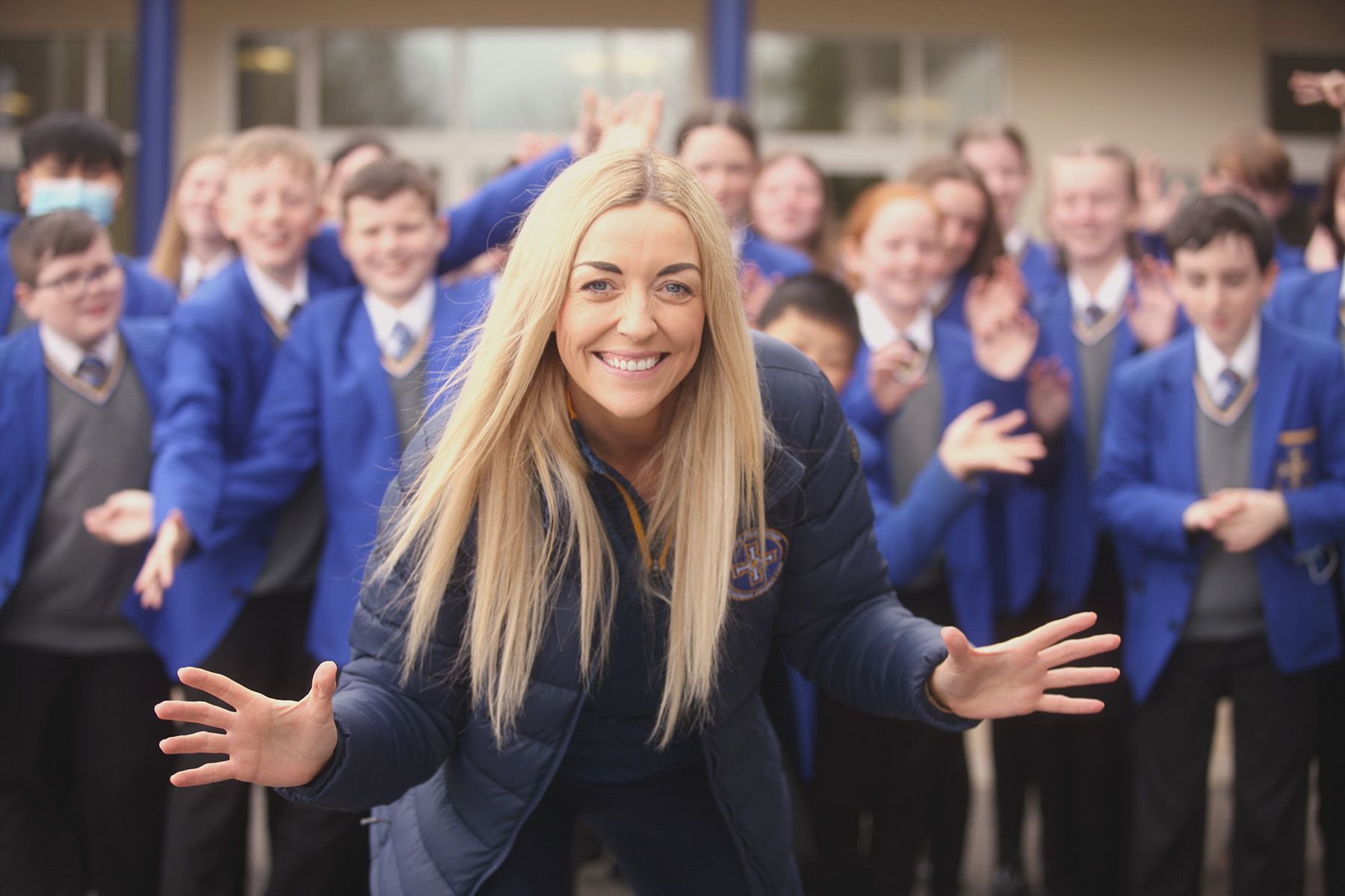 SCHOOL SUPPORT: Staff and pupils at Edmund Rice College are right behind Colette Deery and her upcoming Kilimanjaro challenge this summer