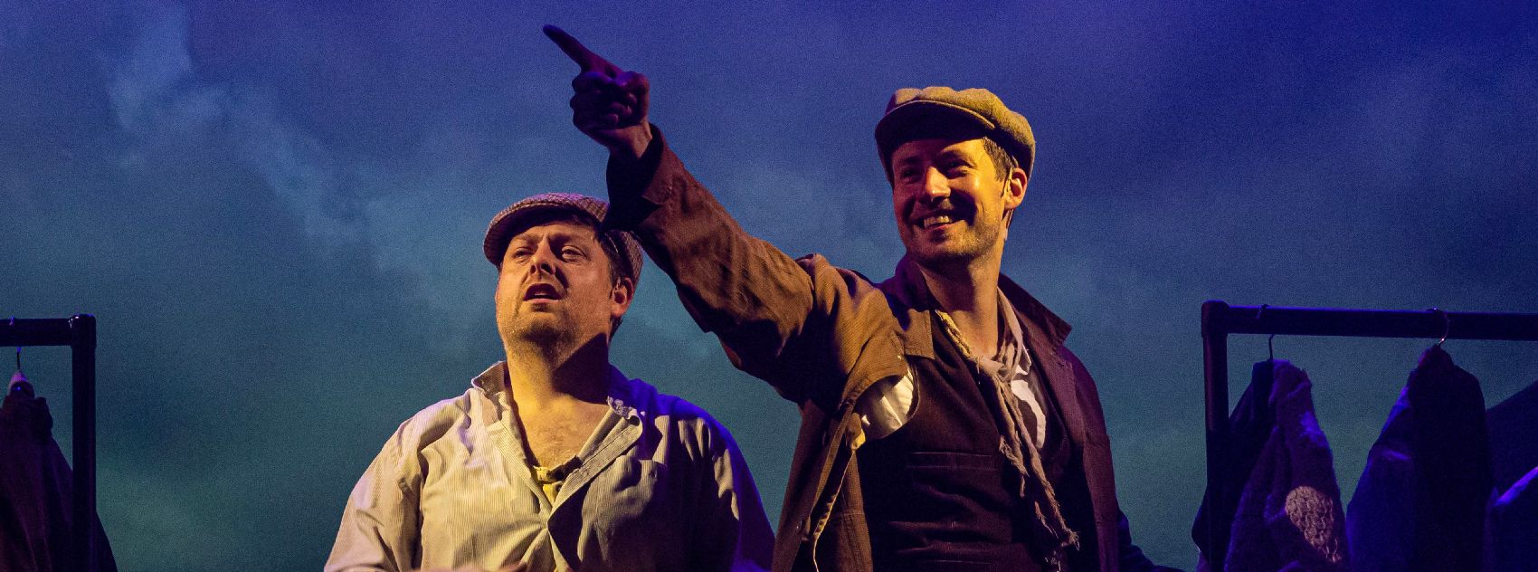 CLASSIC: Shaun Blaney as Jake Quinn and Gerard McCabe as Charlie Conlon in Stones in His Pockets which is returning to The Lyric Theatre in June