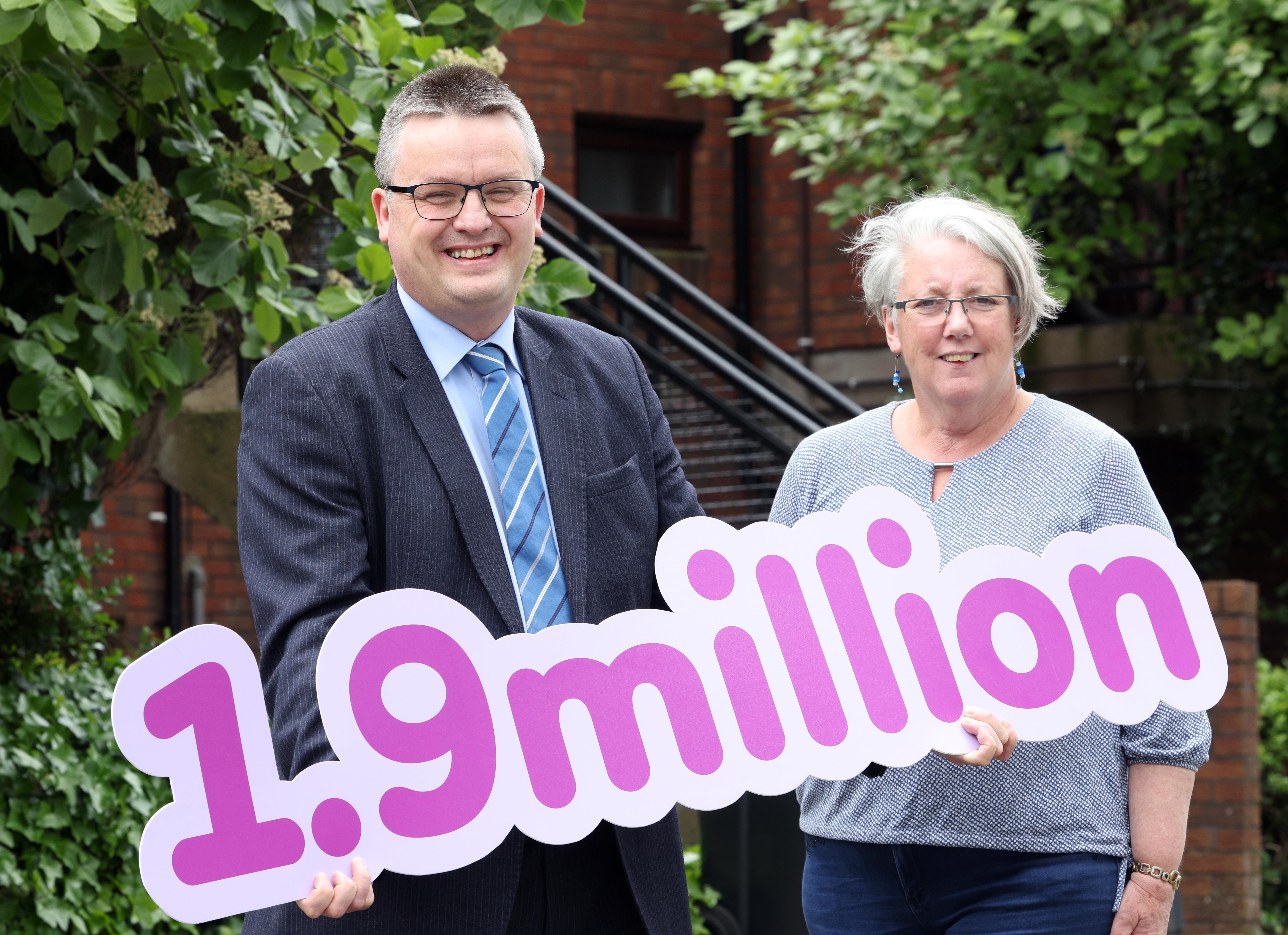 POPULATION: Dr David Marshall, Director of Census and Population Statistics and Siobhan Carey, NISRA Chief Executive and Registrar General announce the first results from the 2021 Census