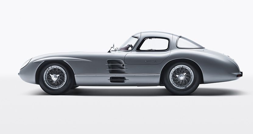 RECORD BEARKER: The 1955 Mercedes-Benz 300 SLR Uhlenhaut Coupé built in 1955 has been sold at auction for a record price of €135,000,000 to a private collector
