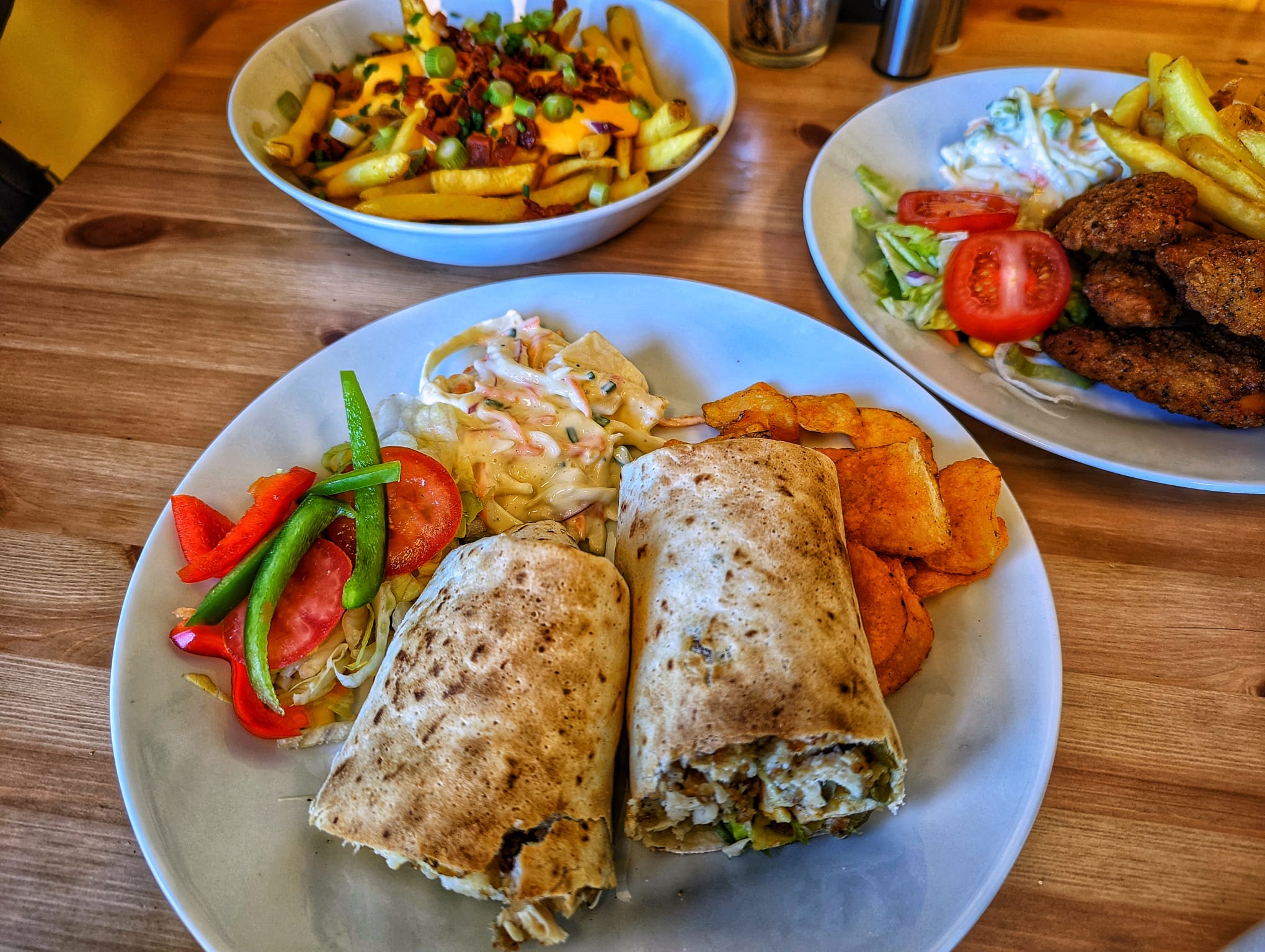 WRAPPED UP: We visited Hugo\'s on Boucher Road for lunch