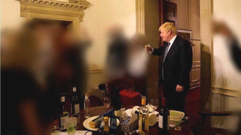 CHEERS!: Boris Johnson partied while tens of thousands died – now he’s changing the censure system