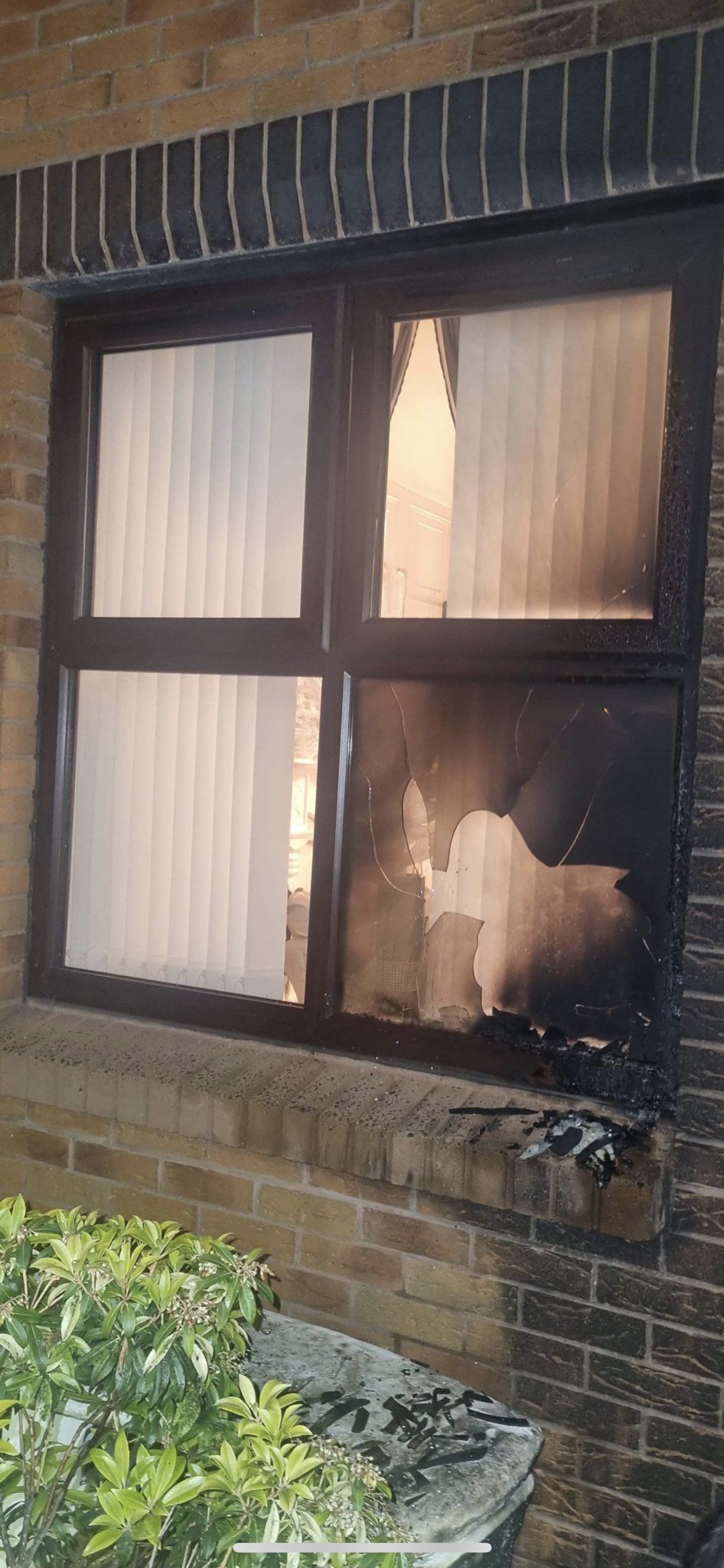 ATTACK: The aftermath of the attack on the house in Estoril Park in Ardoyne
