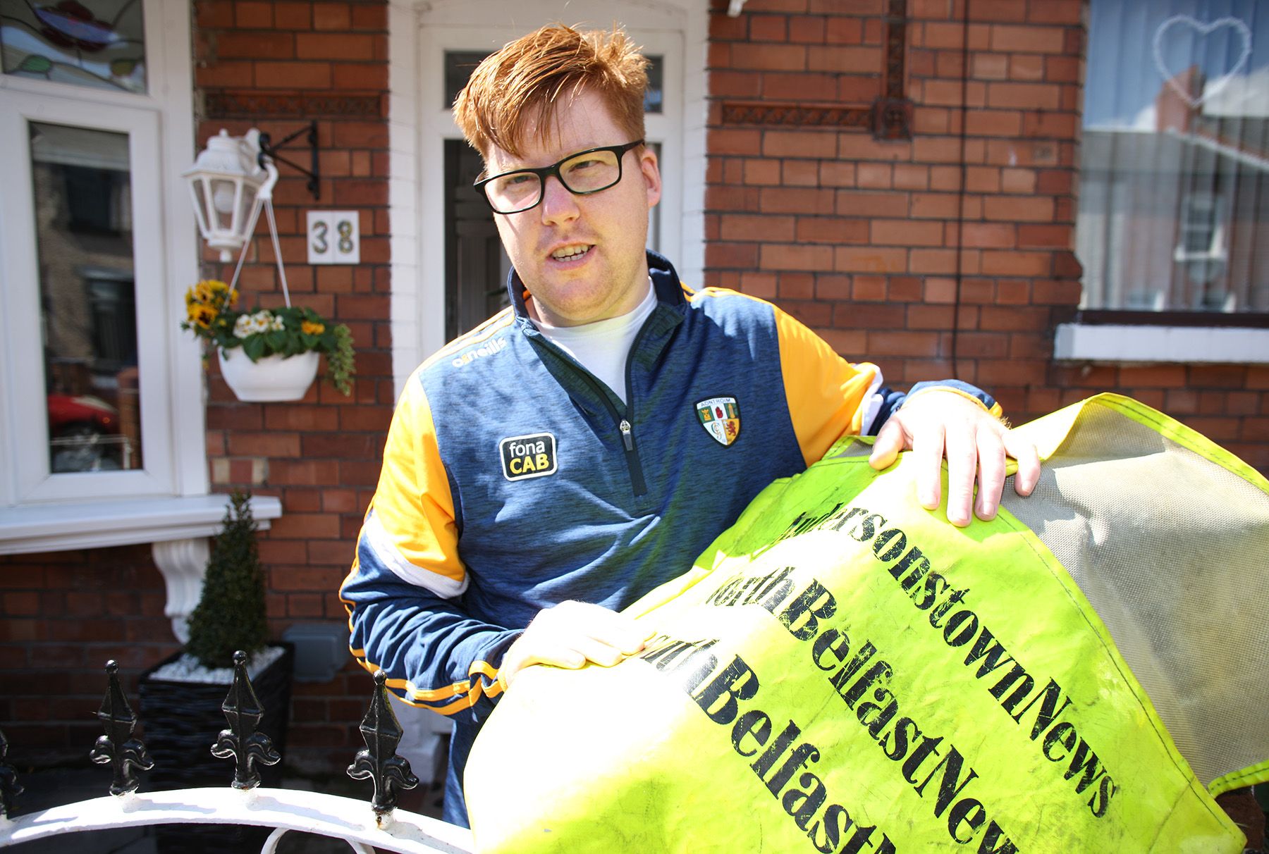 PAPERBOY: After 20 years delivering the Andersonstown News around the Falls and St James\' area, Caoimhín Mallon has called it a day